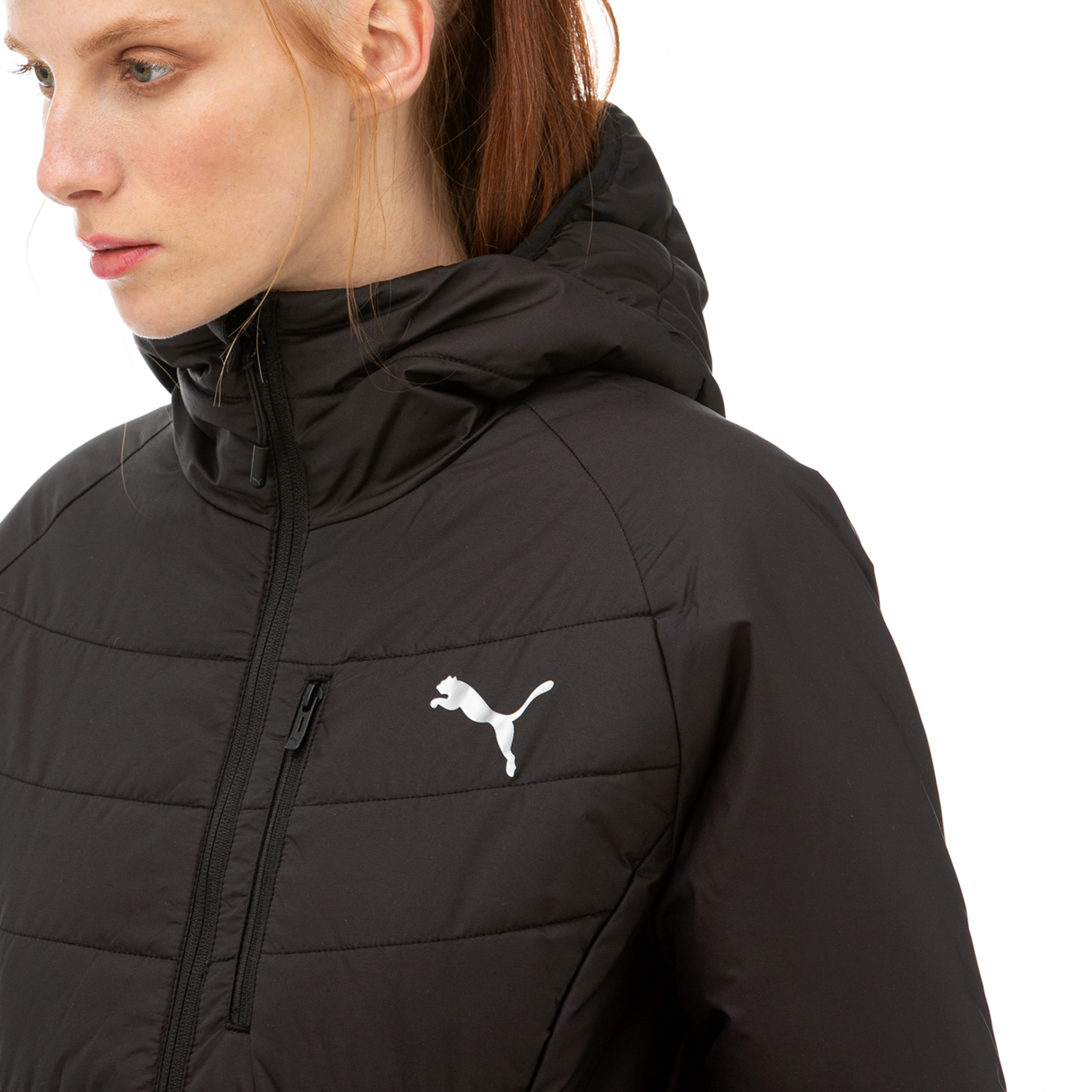 Puma Warmcell Padded Kadın Siyah Mont
