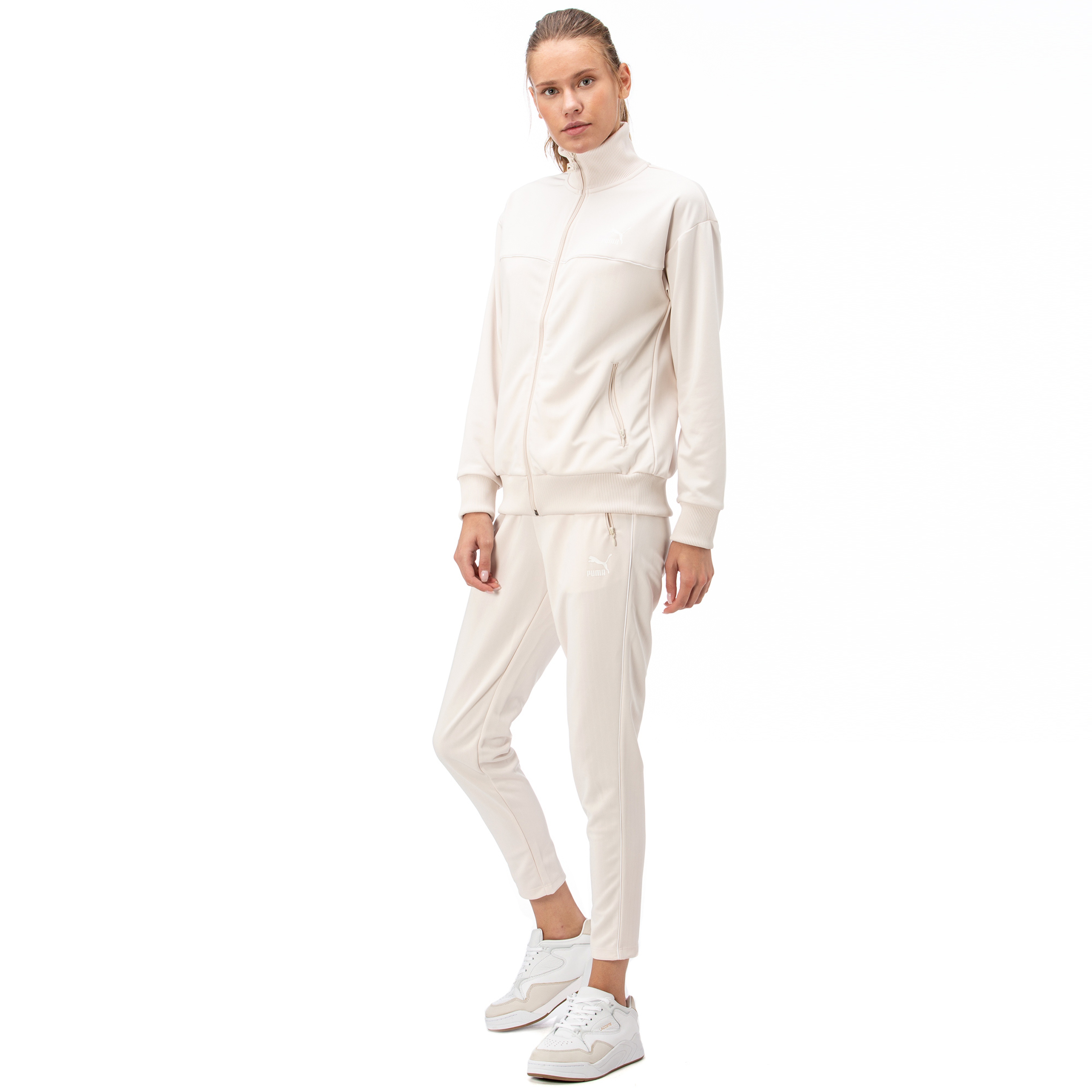 Puma Classics Poly Track Kadın Krem Eşofman Altı