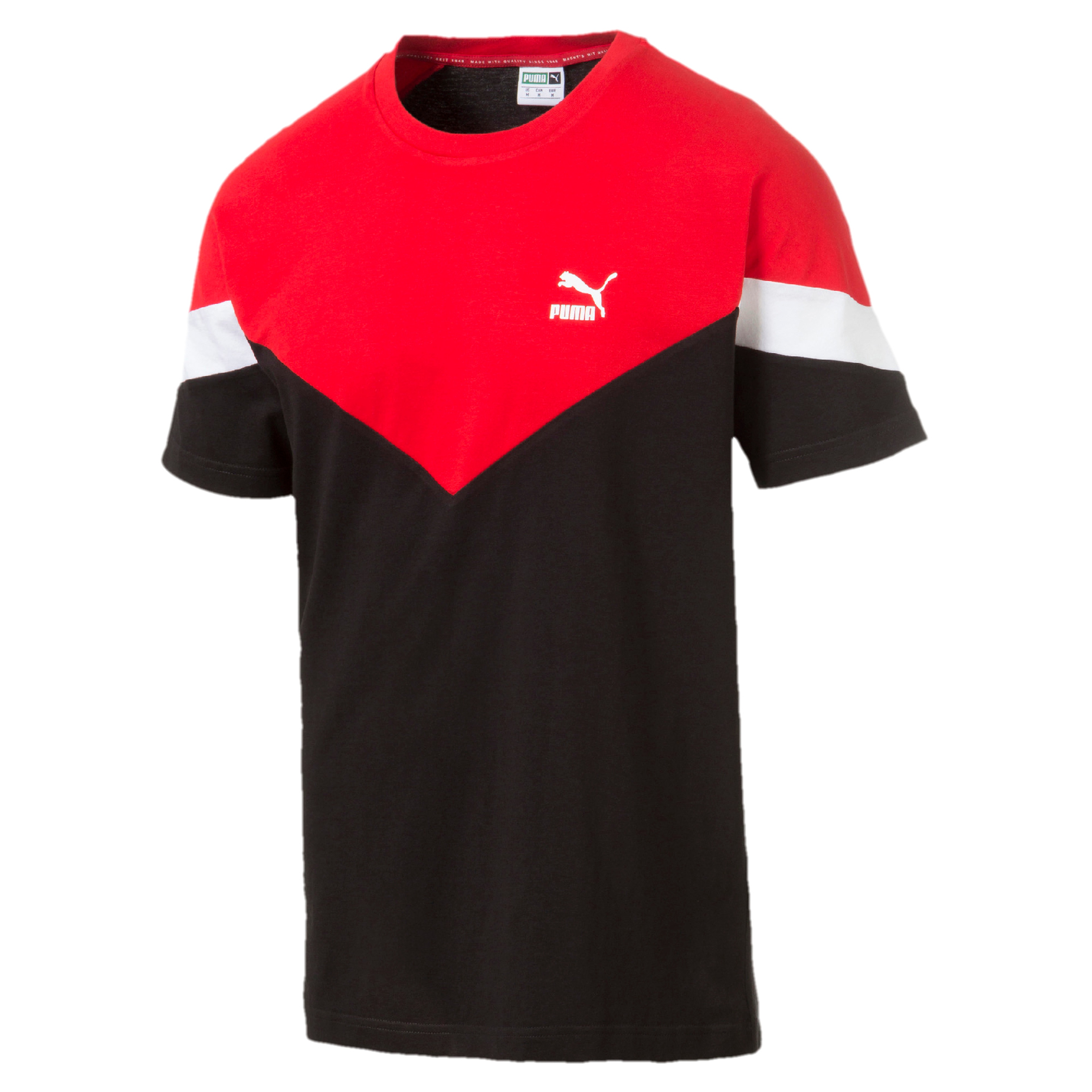 Puma Iconic MCS Erkek Kırmızı-Siyah T-Shirt