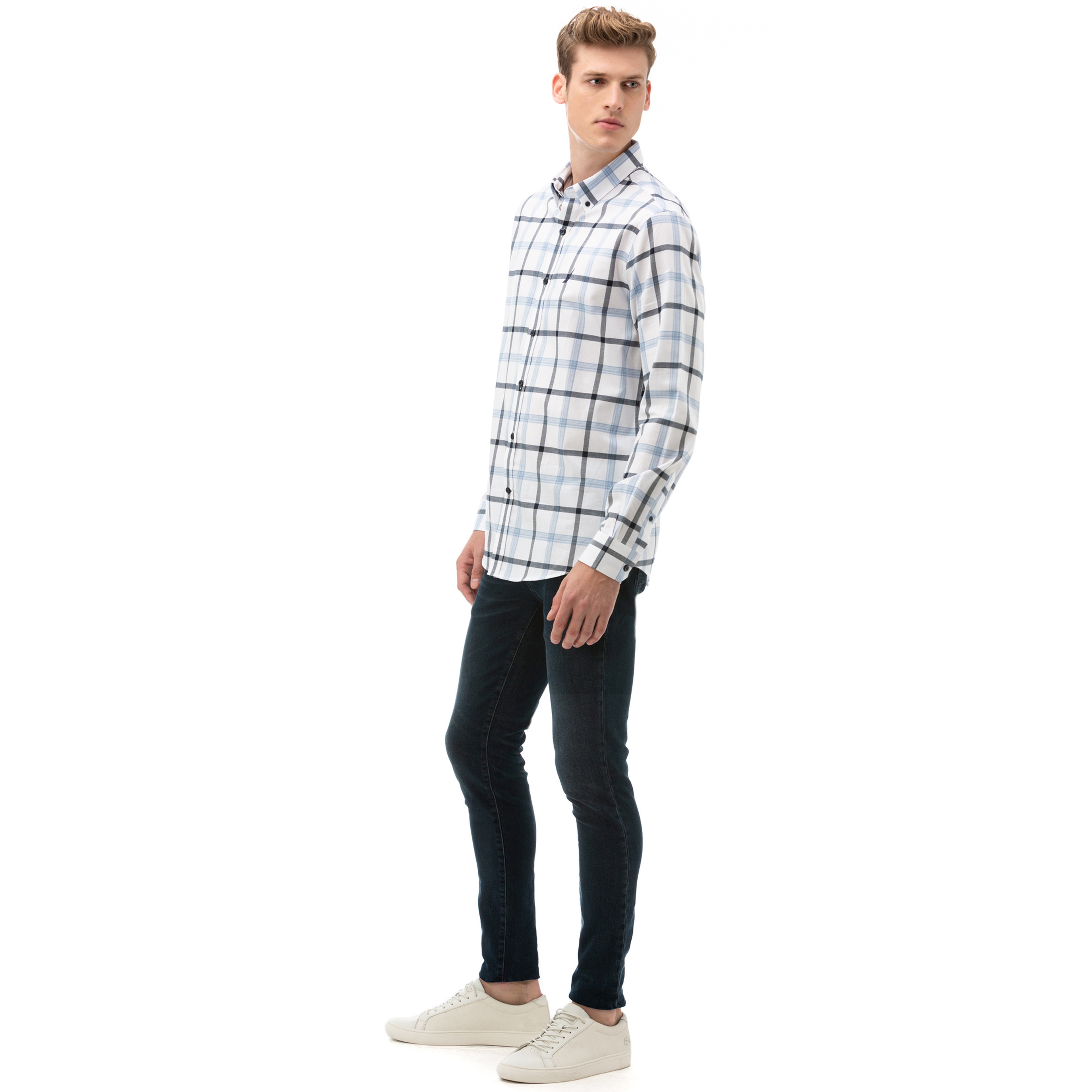 NAUTICA Erkek Mavi Slim Fit Denim Pantolon