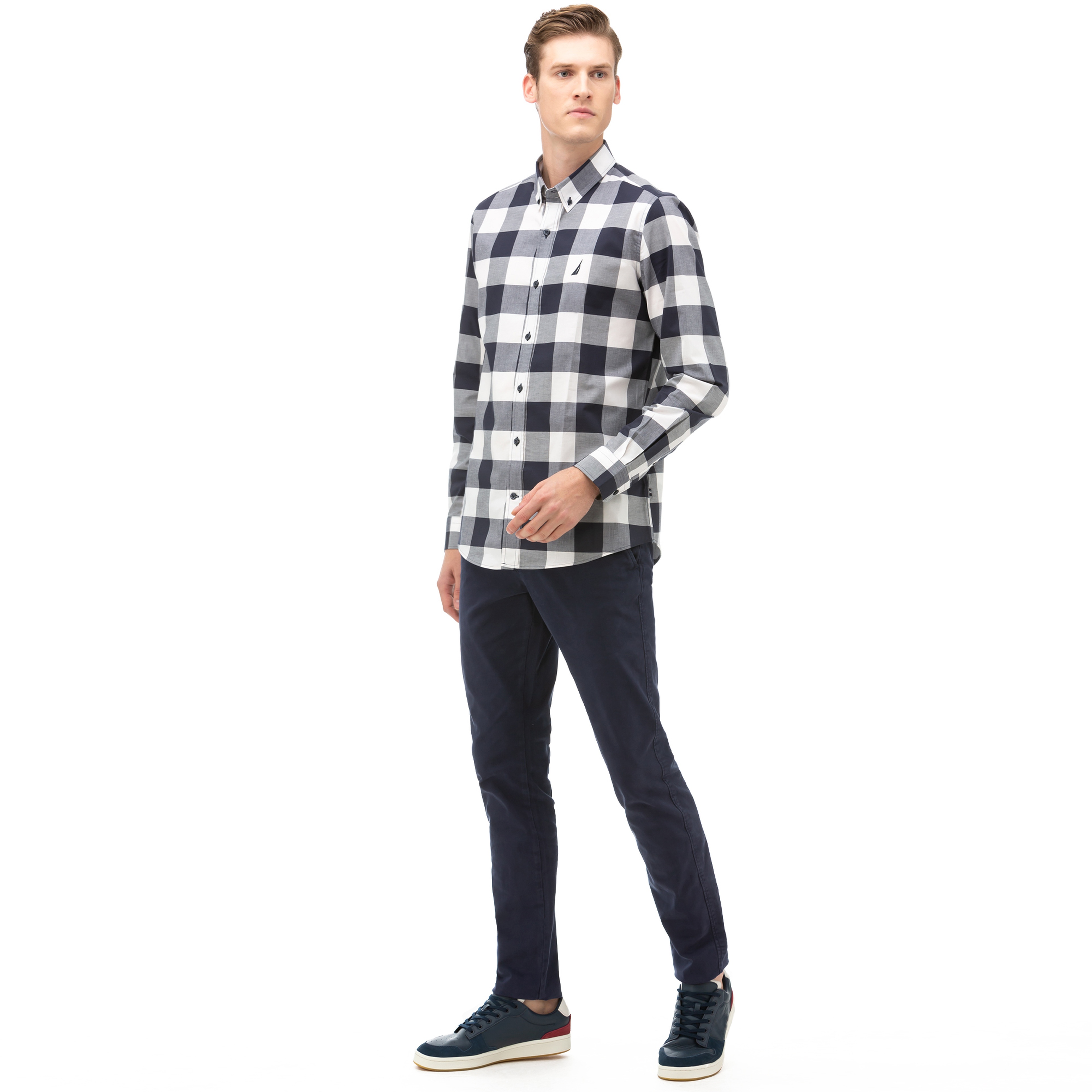 NAUTICA Erkek Lacivert Slim Fit Pantolon