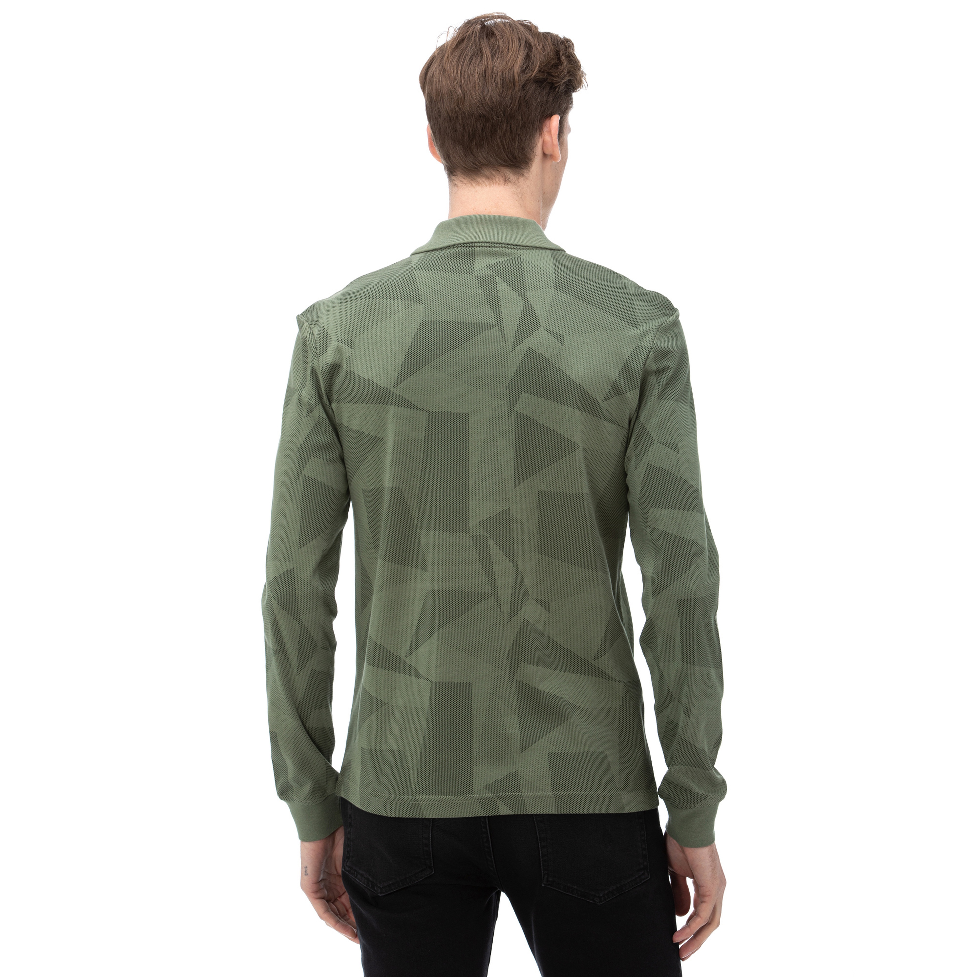 Lacoste Uzun Kollu Erkek Yeşil Polo