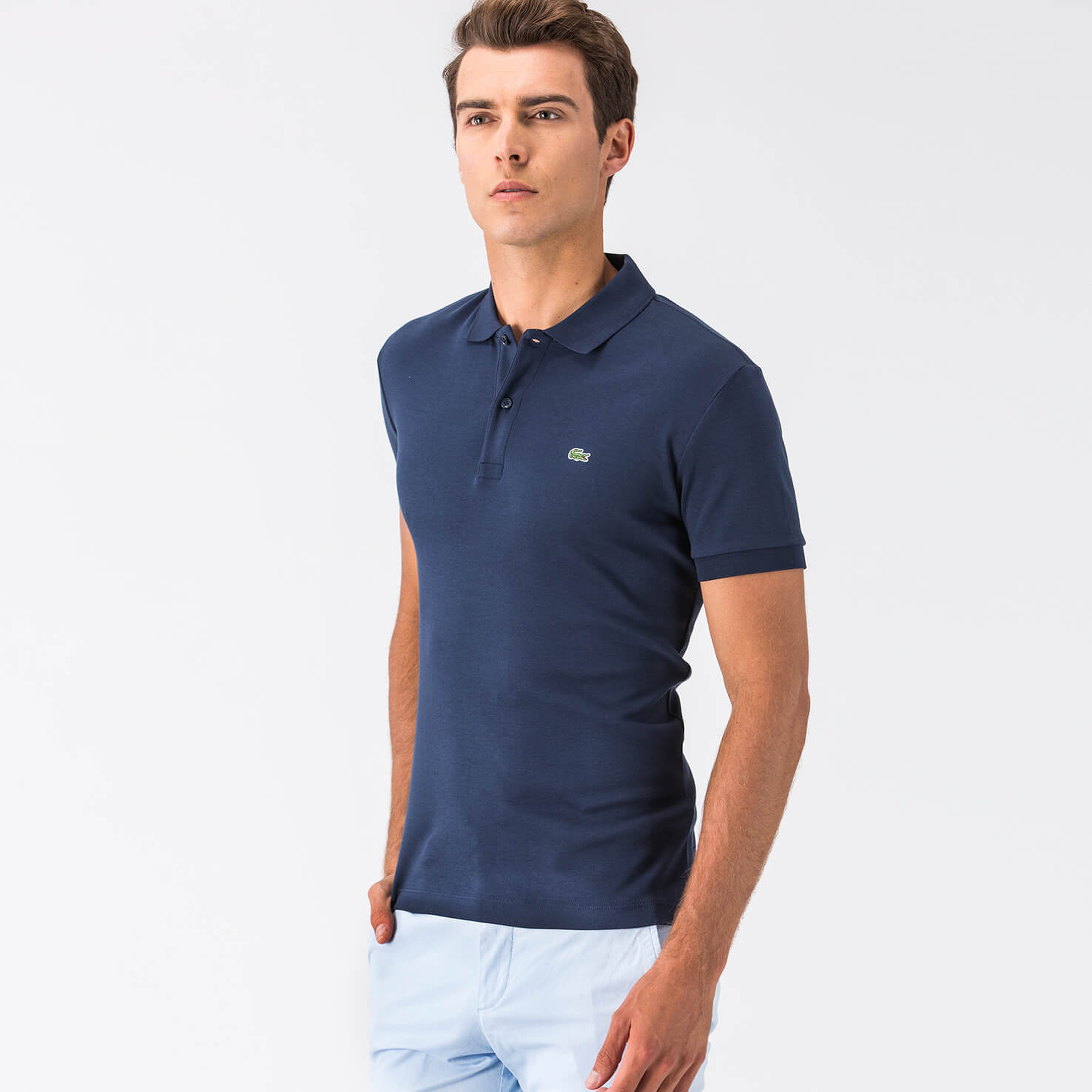 Lacoste Erkek Regular Fit Lacivert Polo