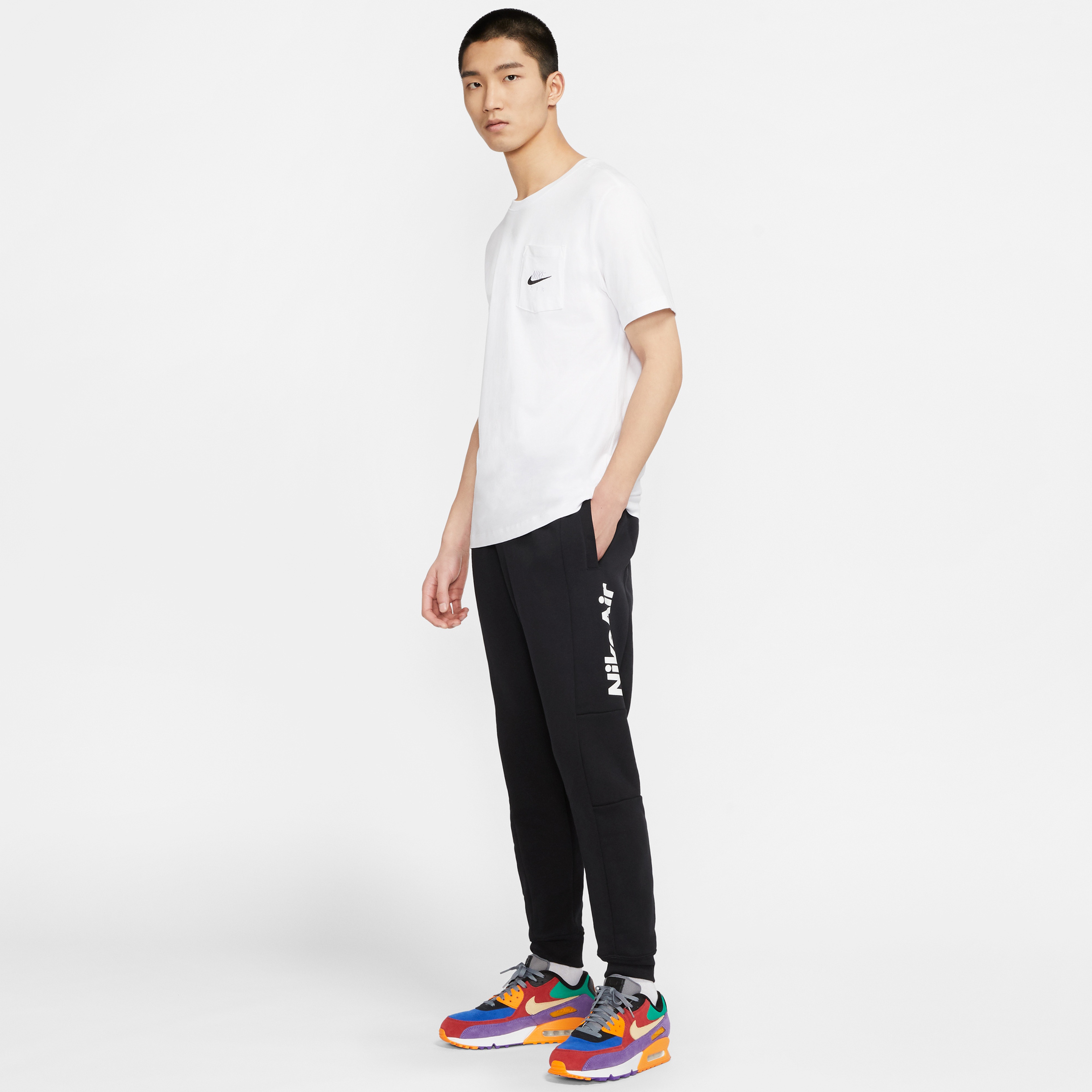 Nike Sportwear Air Erkek Siyah Eşofman Altı