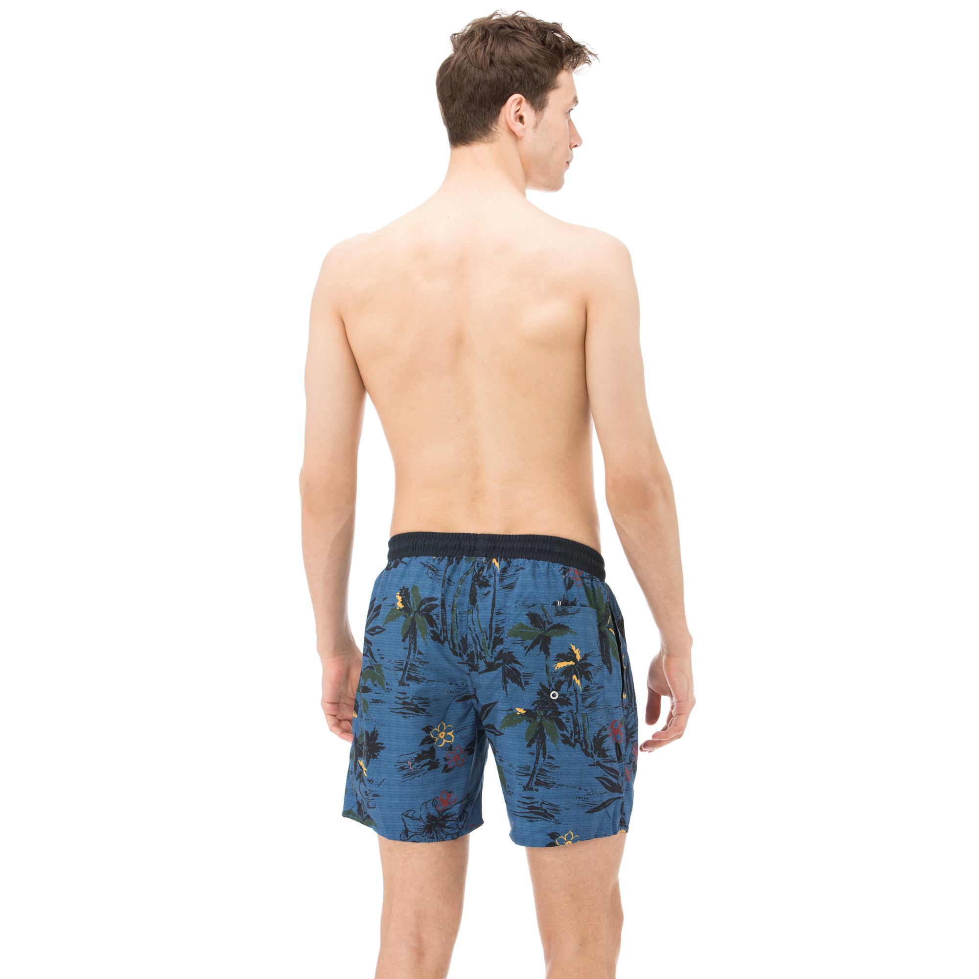 Nautica Erkek Baskılı Mavi Mayo Şort