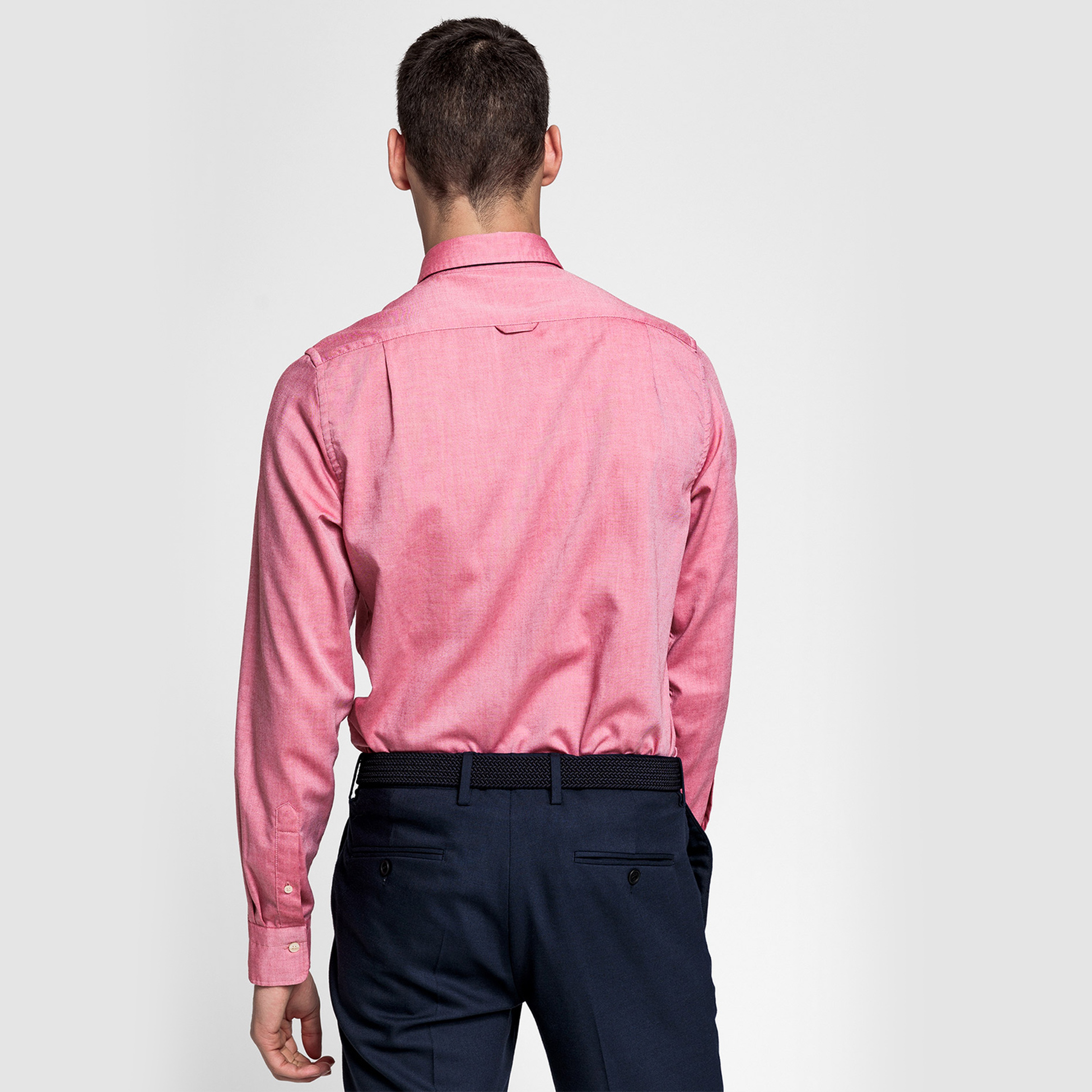 GANT Erkek Pembe Slim Fit Tech Prep Oxford Gömlek