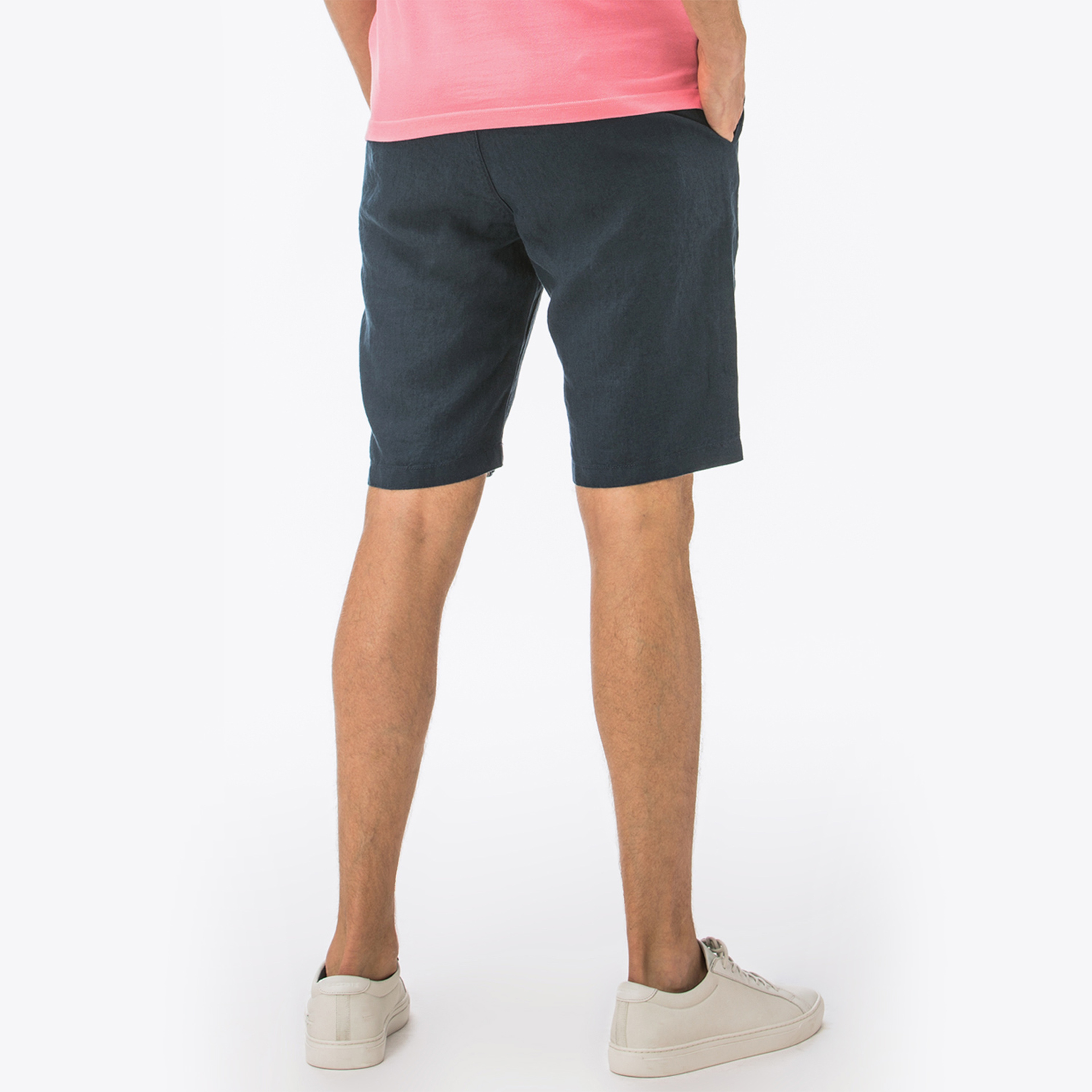 GANT Erkek Lacivert Keten Şort