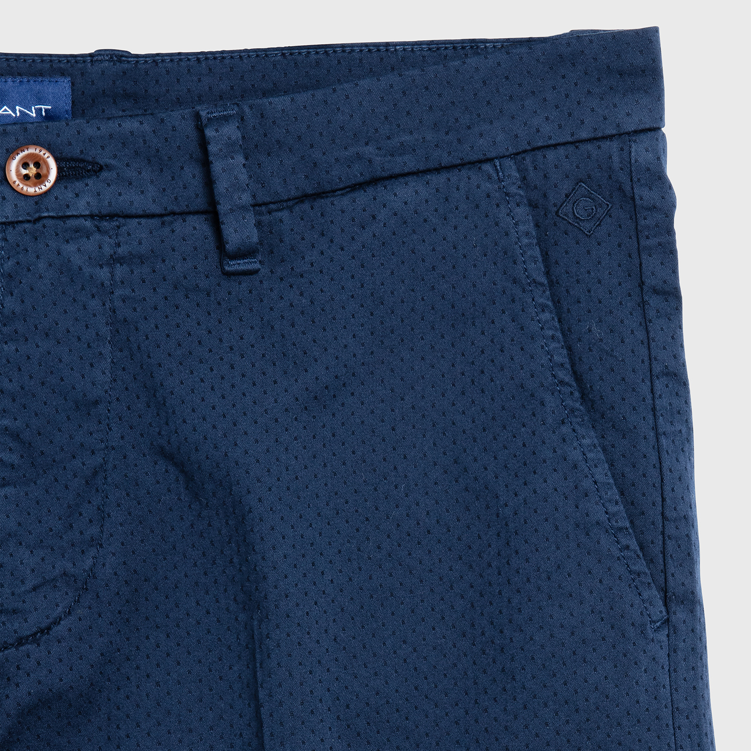 GANT Erkek Lacivert Armürlü Şort