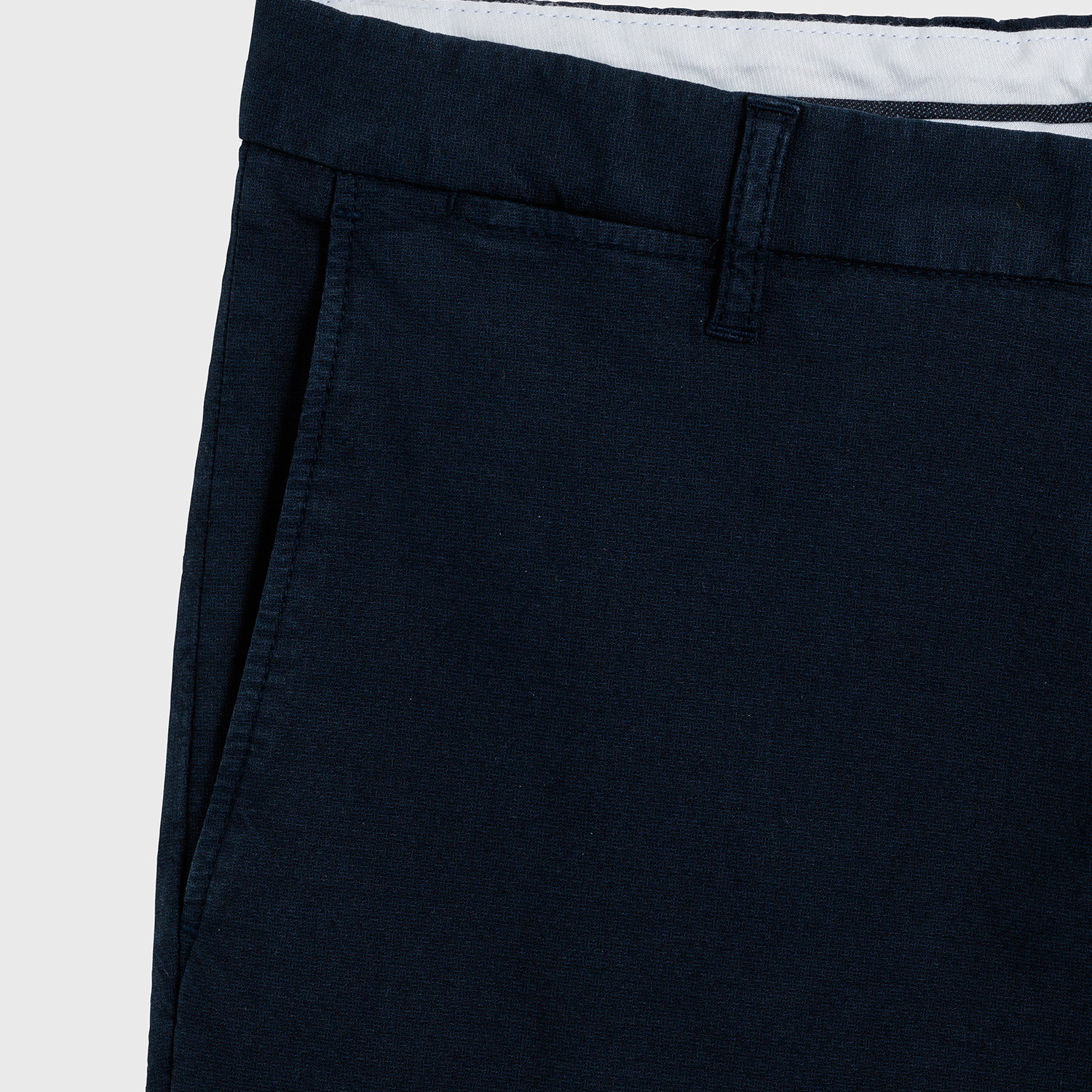 GANT Erkek Lacivert Slim Fit Signature Weave Baskılı Pantolon