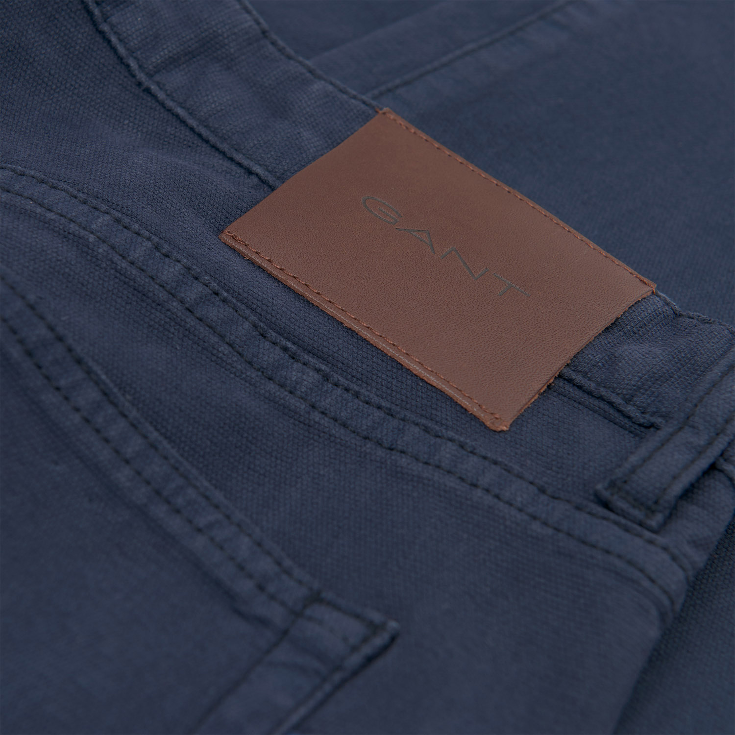 GANT Erkek Lacivert Slim Canvas Pantolon