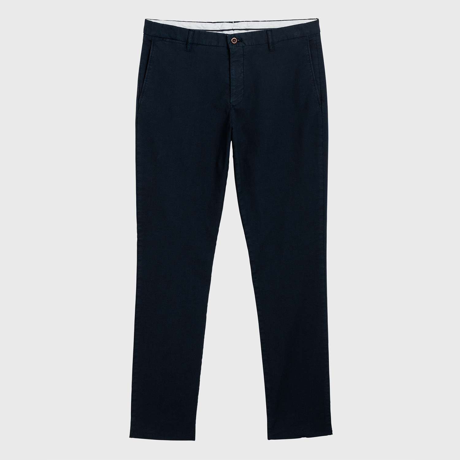 GANT Erkek Lacivert Slim Fit Signature Weave Baskılı Pantolon