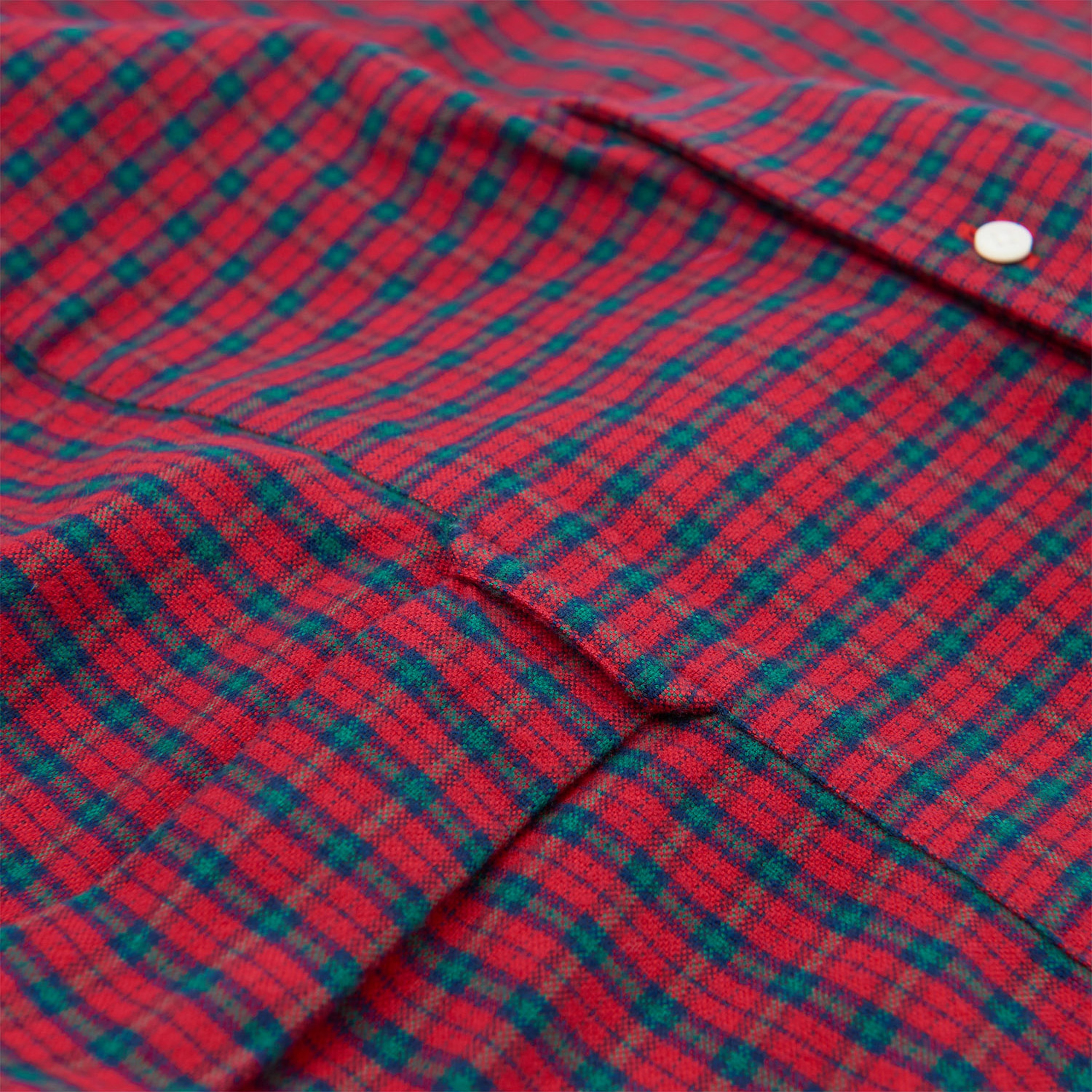 Gant Erkek Bordo Kareli Oxford Regular fit Gömlek