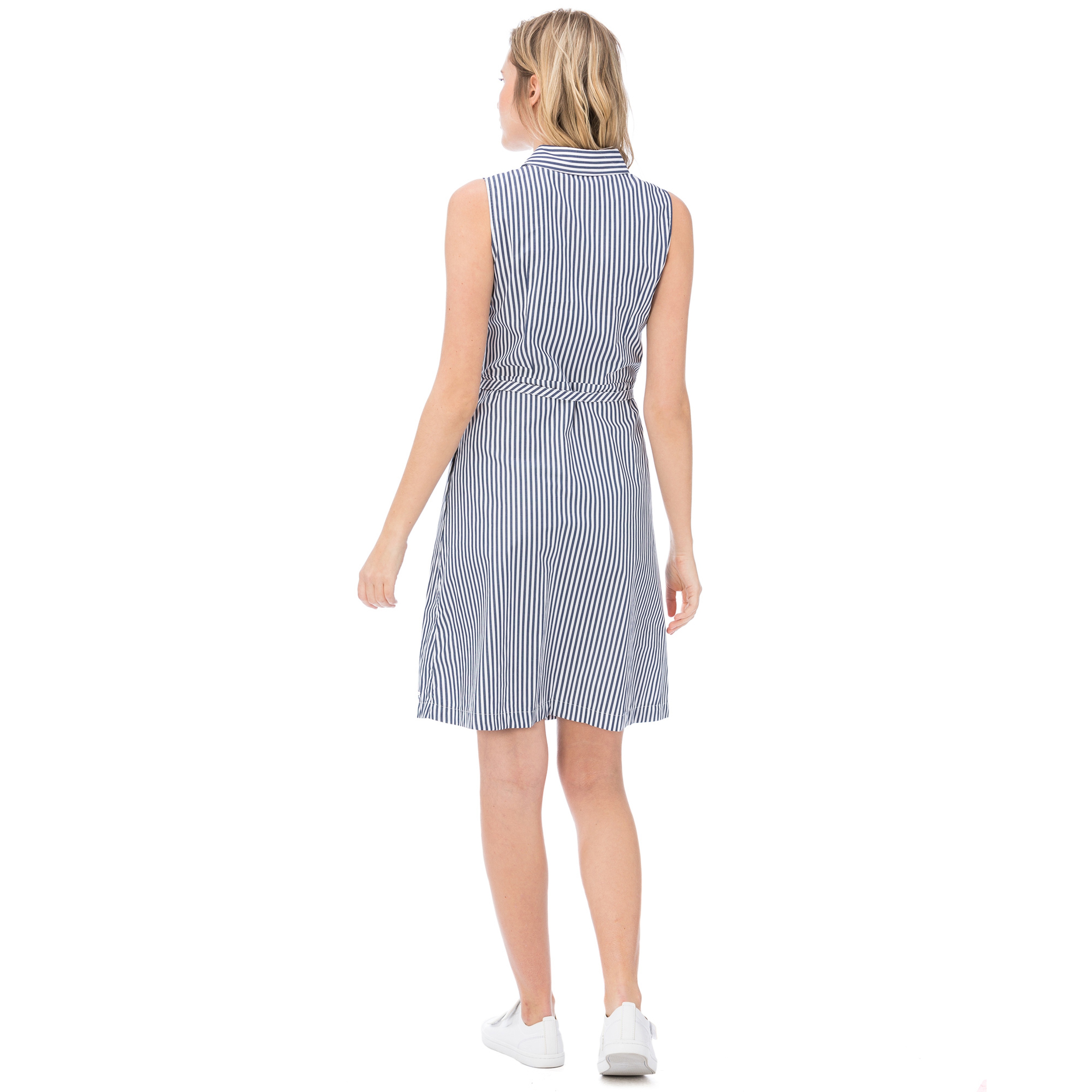Nautica Kadın Mavi Çizgili Elbise