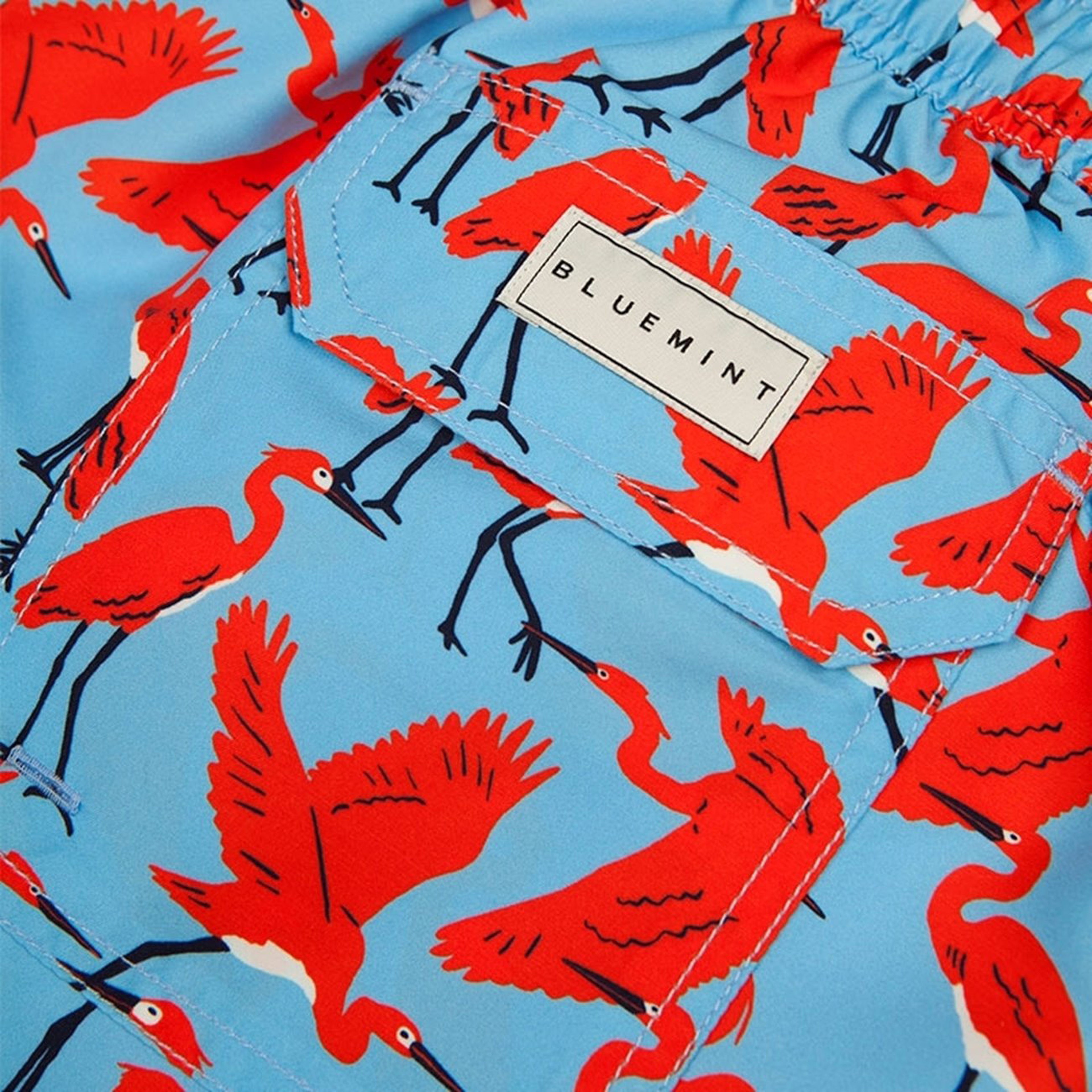 Bluemint Erkek Mavi Mayo Şort