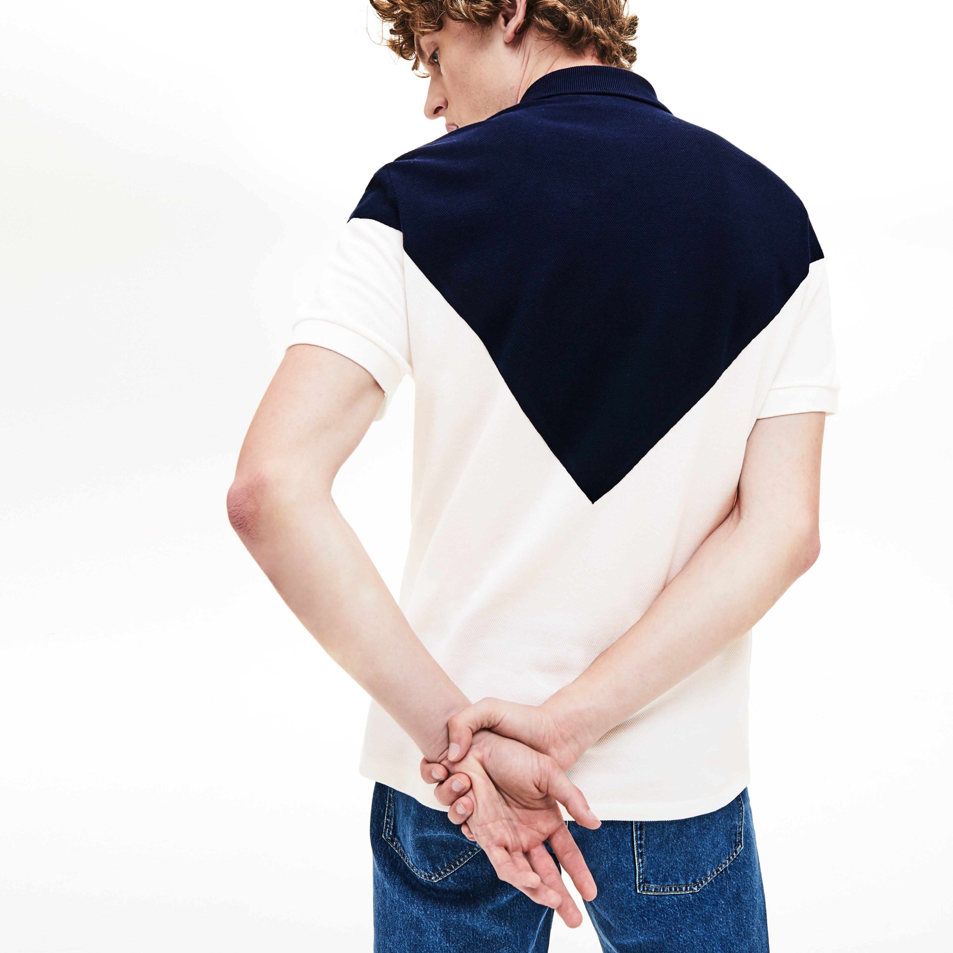 Lacoste Erkek Regular Fit Blok Desenli Renkli Polo