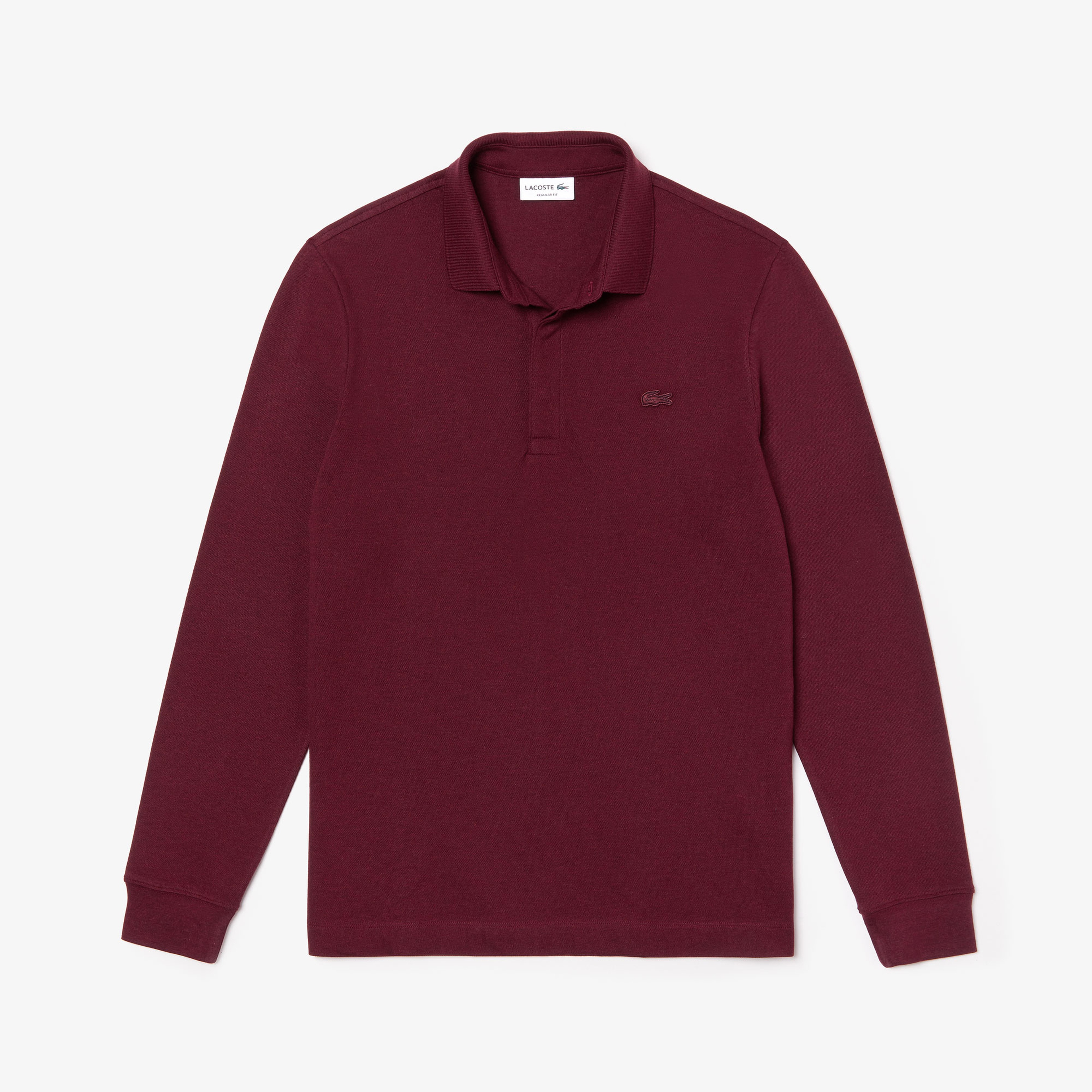 Lacoste Erkek Regular Fit Uzun Kollu Bordo Paris Polo