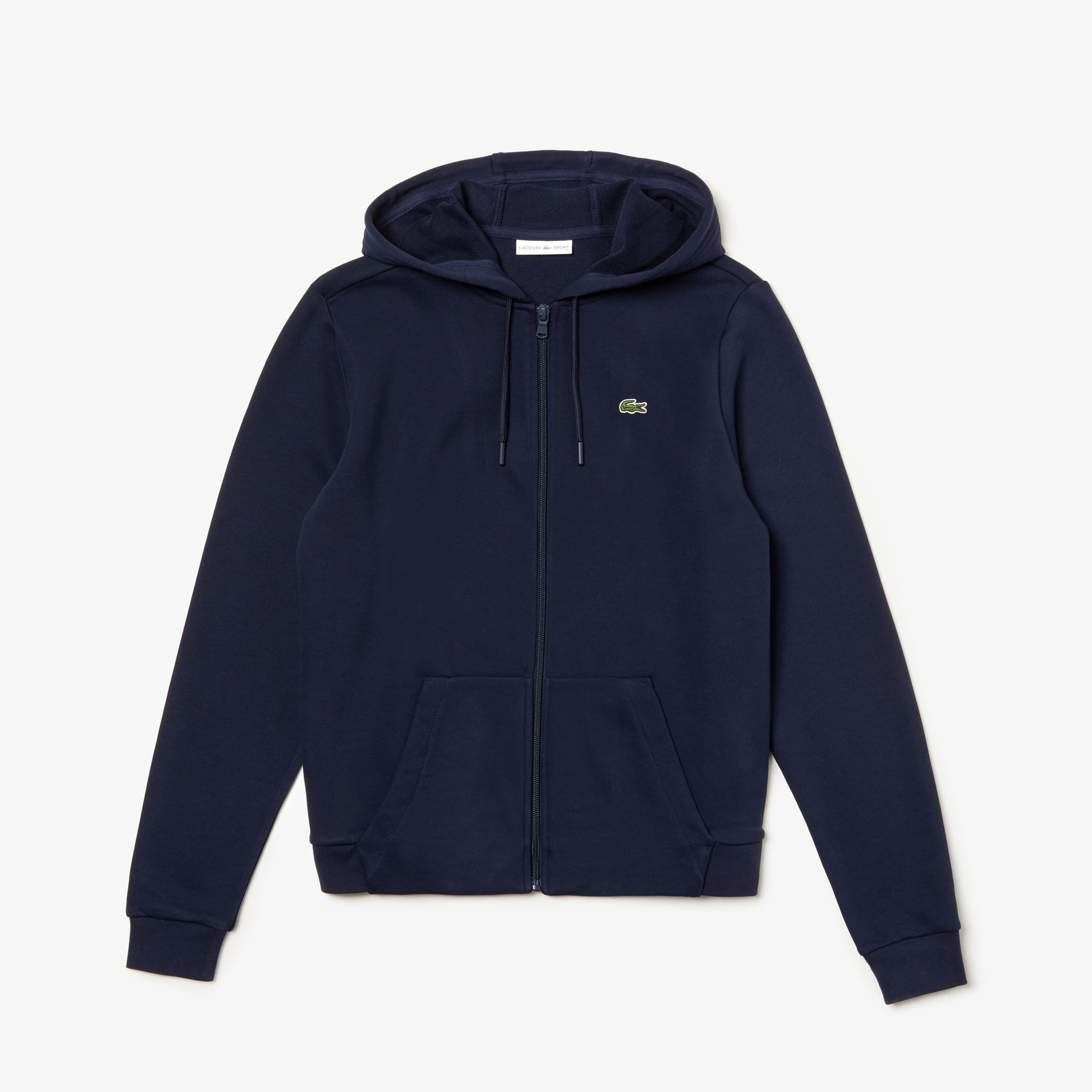 Lacoste Sport Kadın Kapüşonlu Fermuarlı Lacivert Sweatshirt