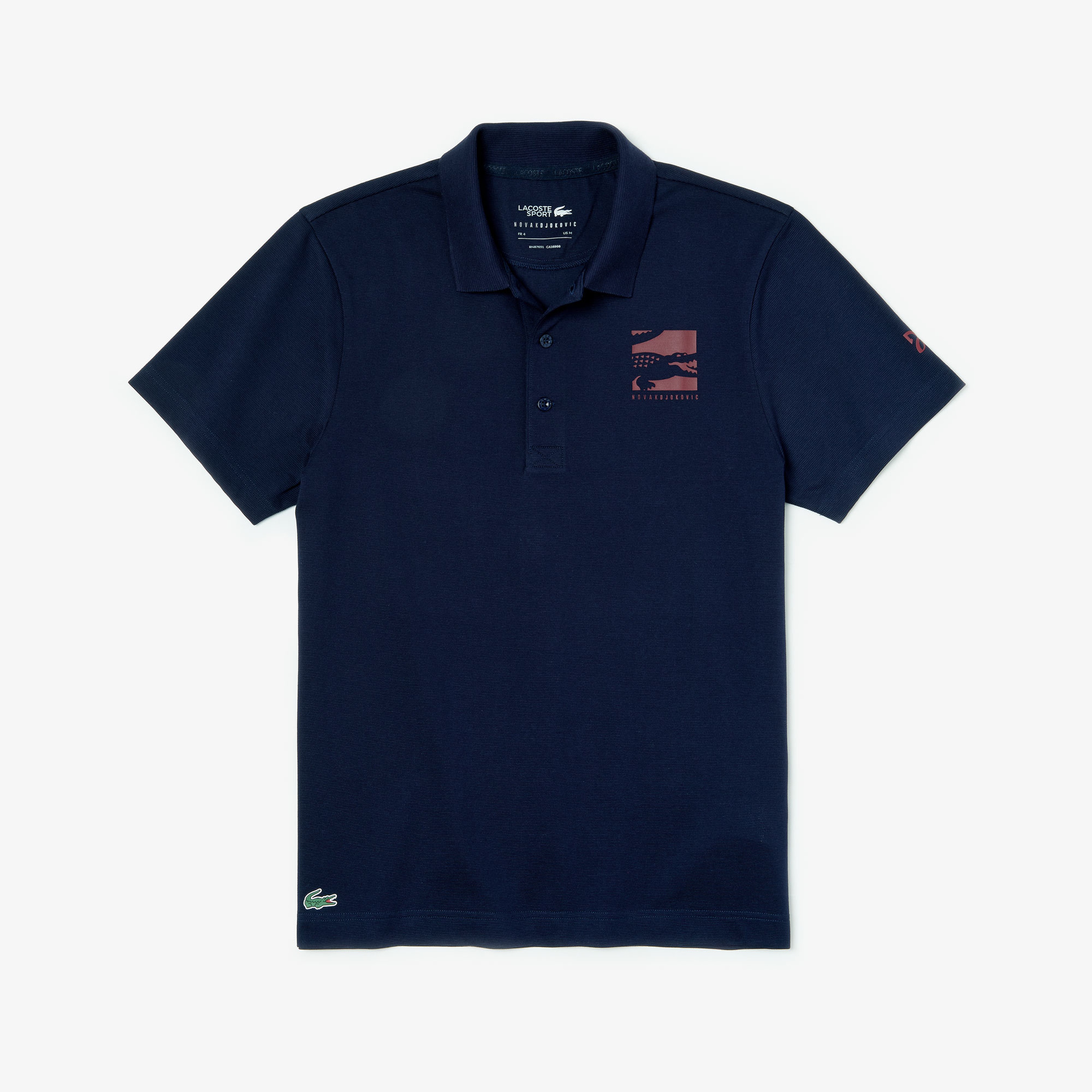 Lacoste Novak Djokovic Erkek Lacivert Polo