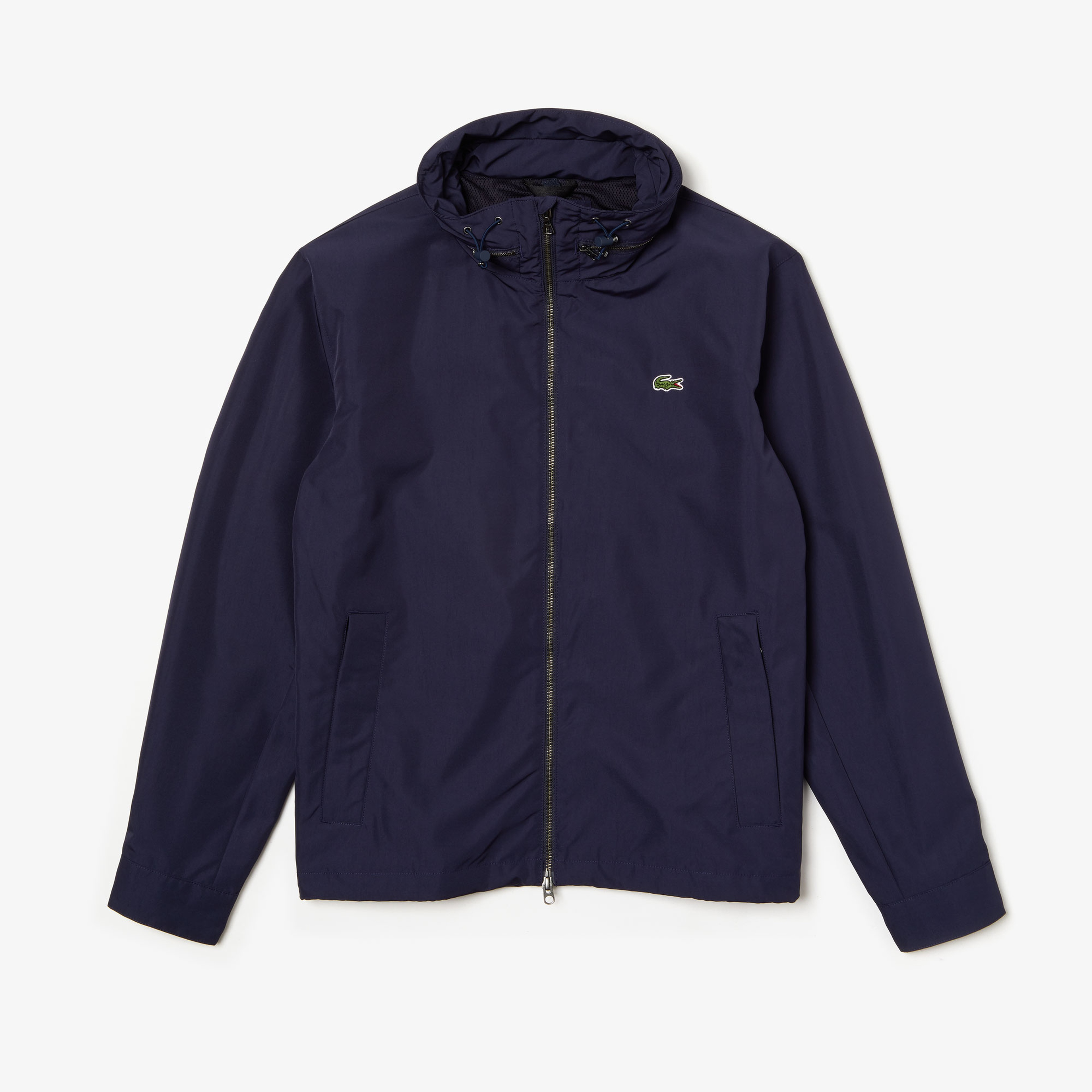 Lacoste Erkek Lacivert Gizlenebilir Kapüşonlu Kombinlenebilen Rüzgarlık