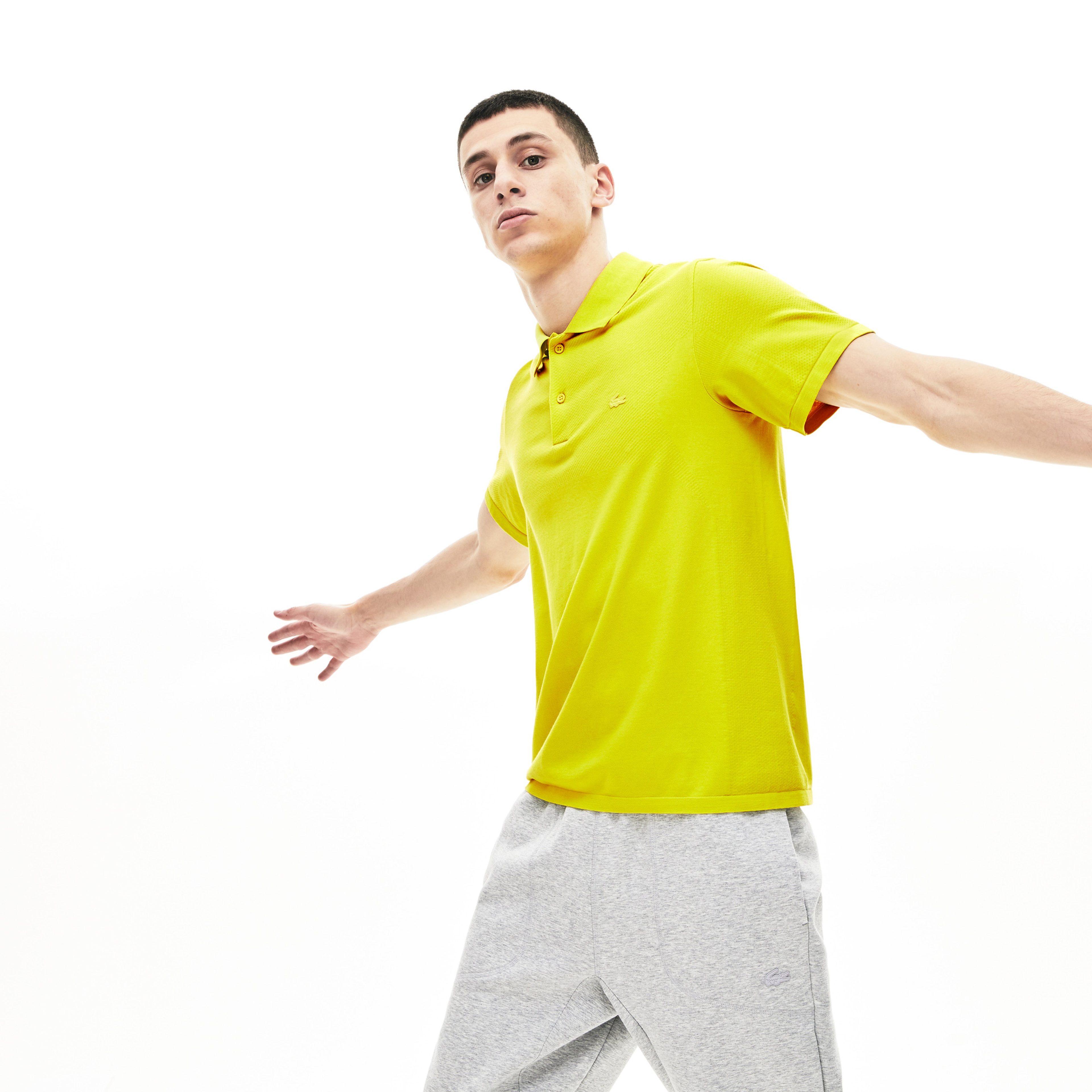 Lacoste Motion Erkek Slim Fit Sarı Polo