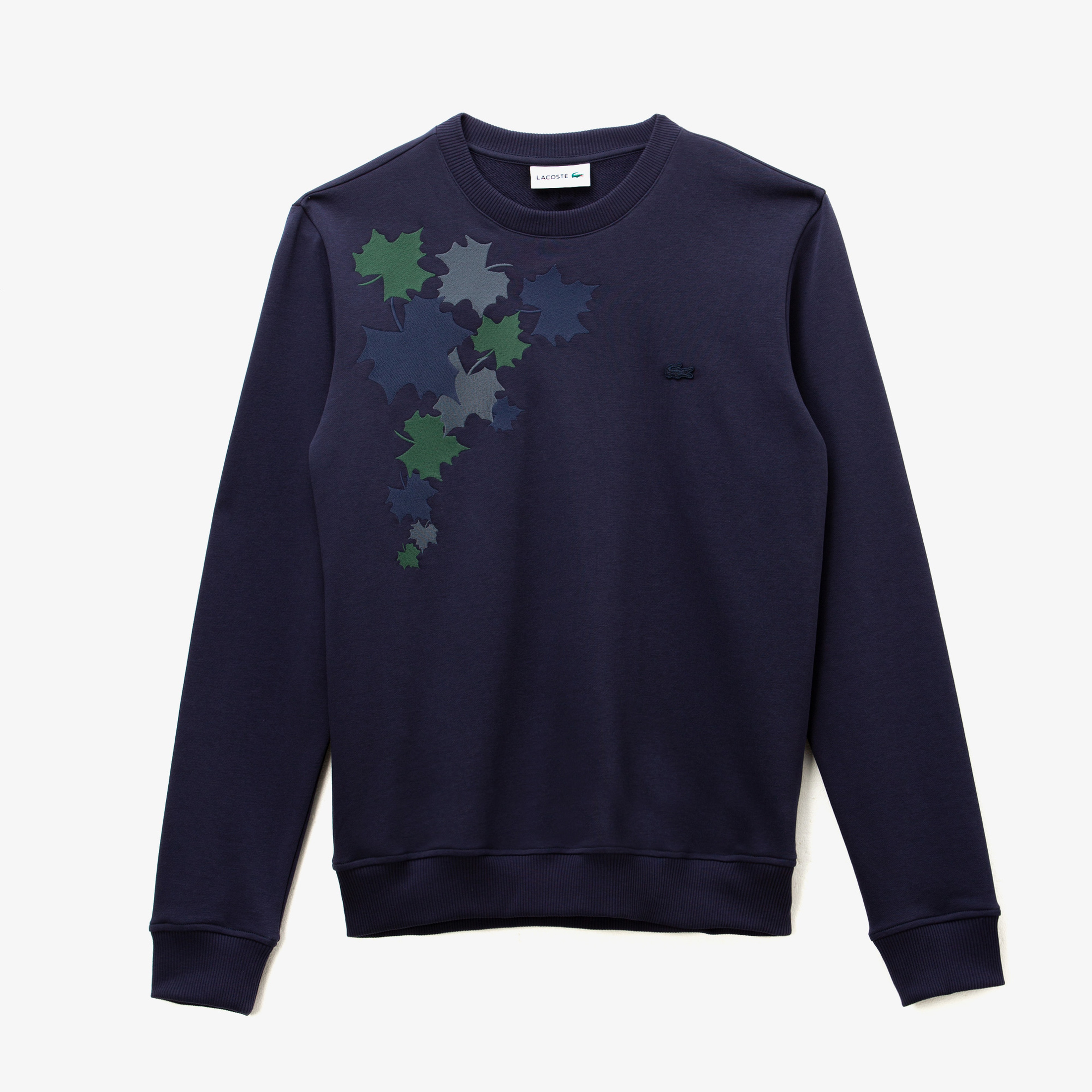 Lacoste Erkek Desenli Lacivert Sweatshirt
