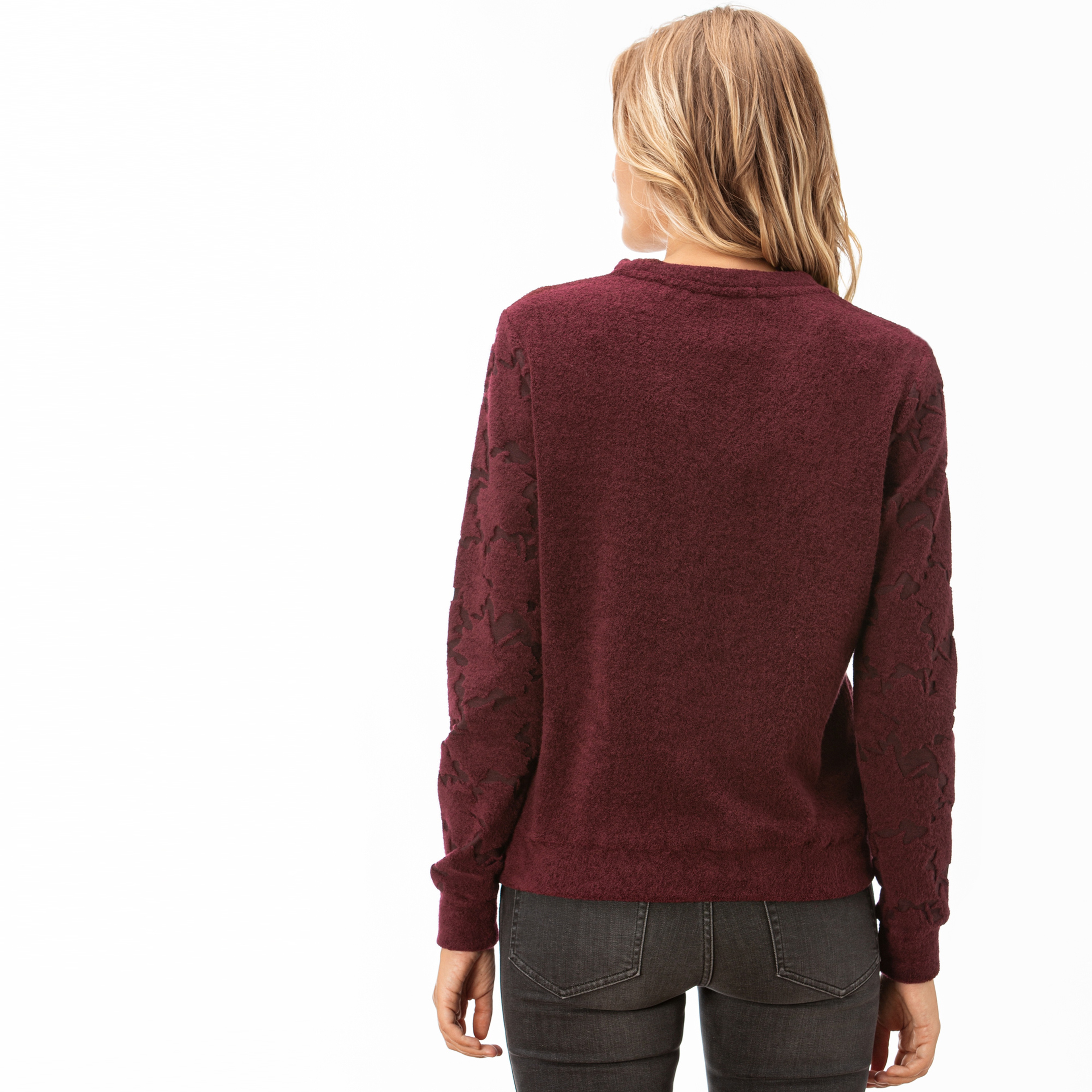 Lacoste Kadın Bordo Sweatshirt