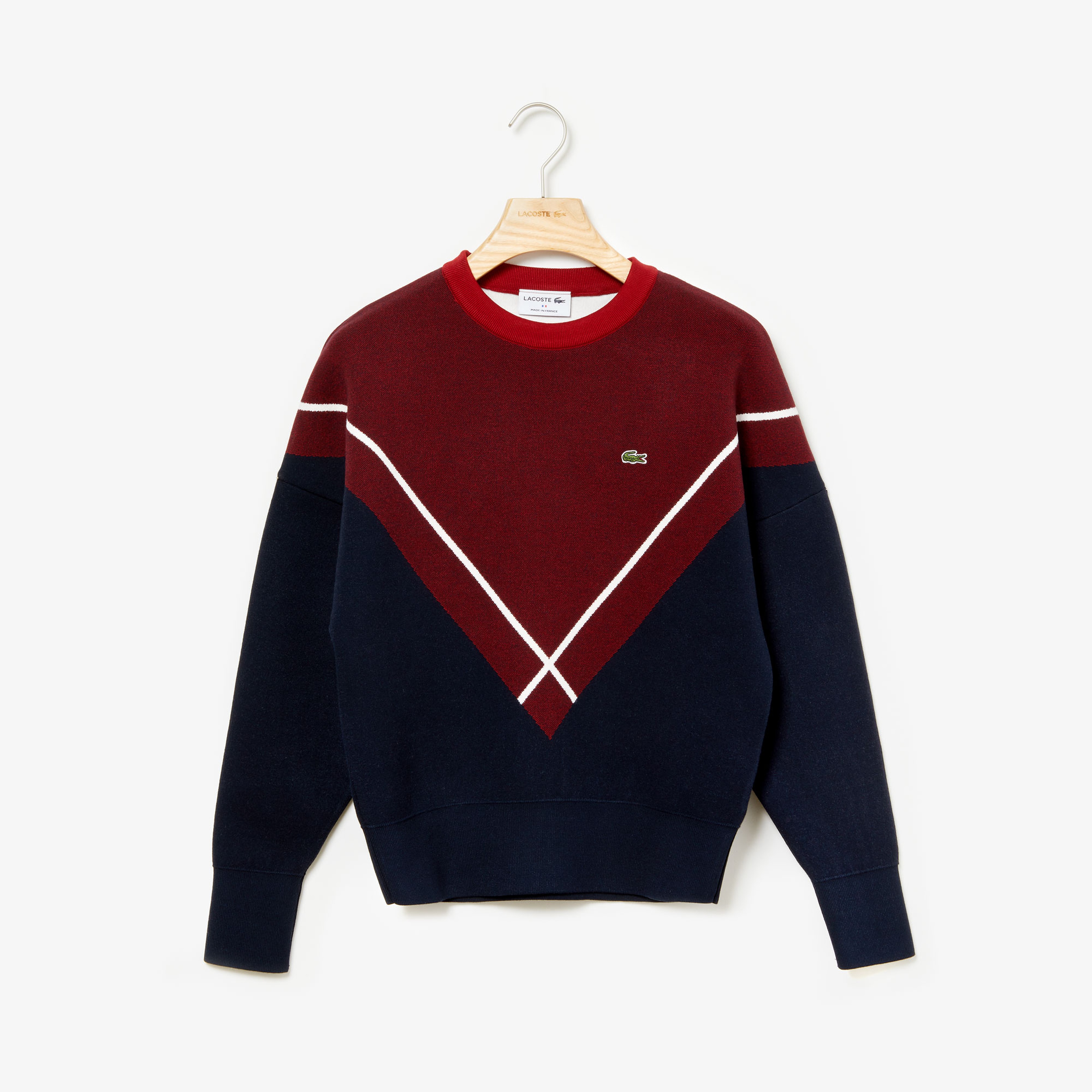 Lacoste Kadın Renkli Triko Kazak