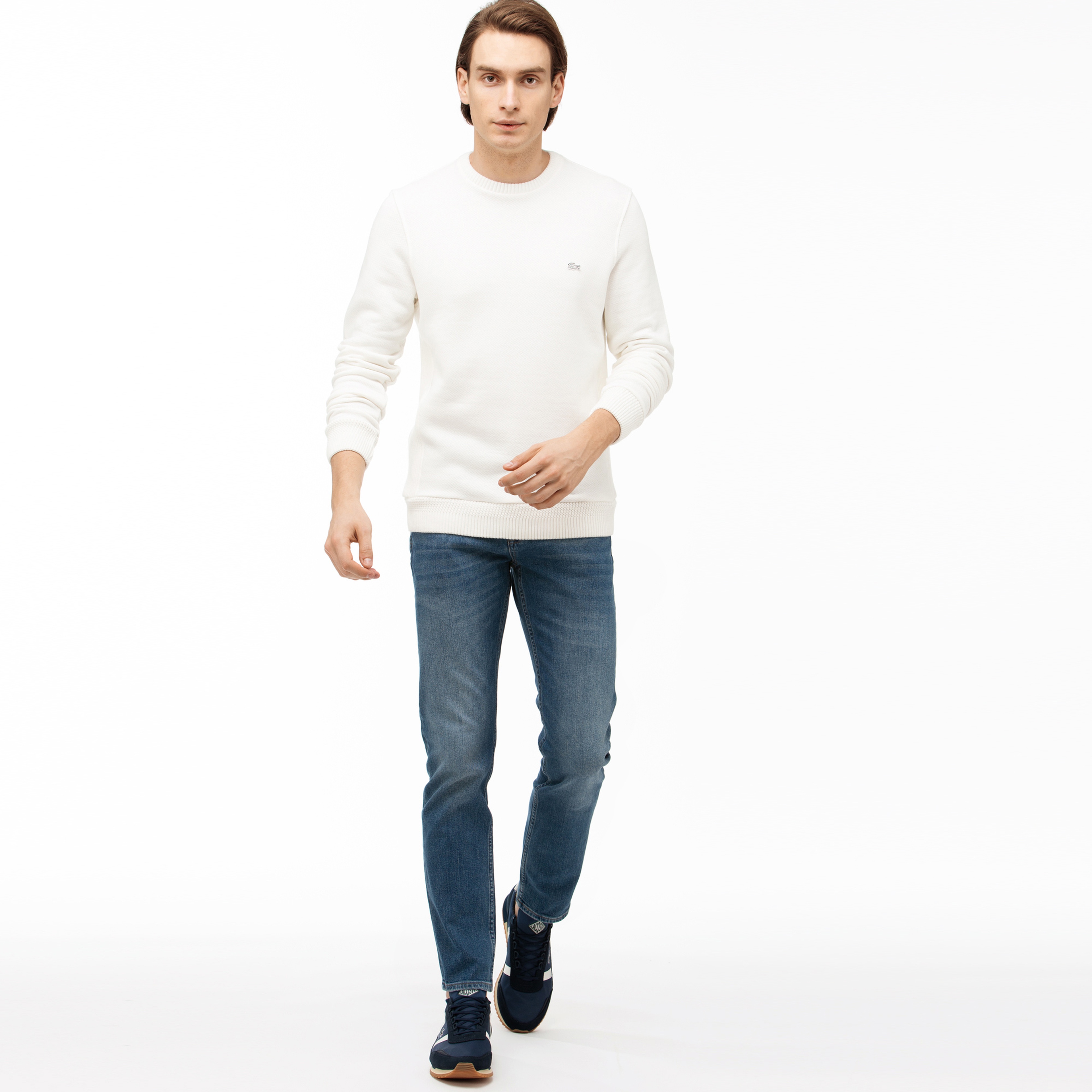 Lacoste Erkek Slim Fit Lacivert Jean