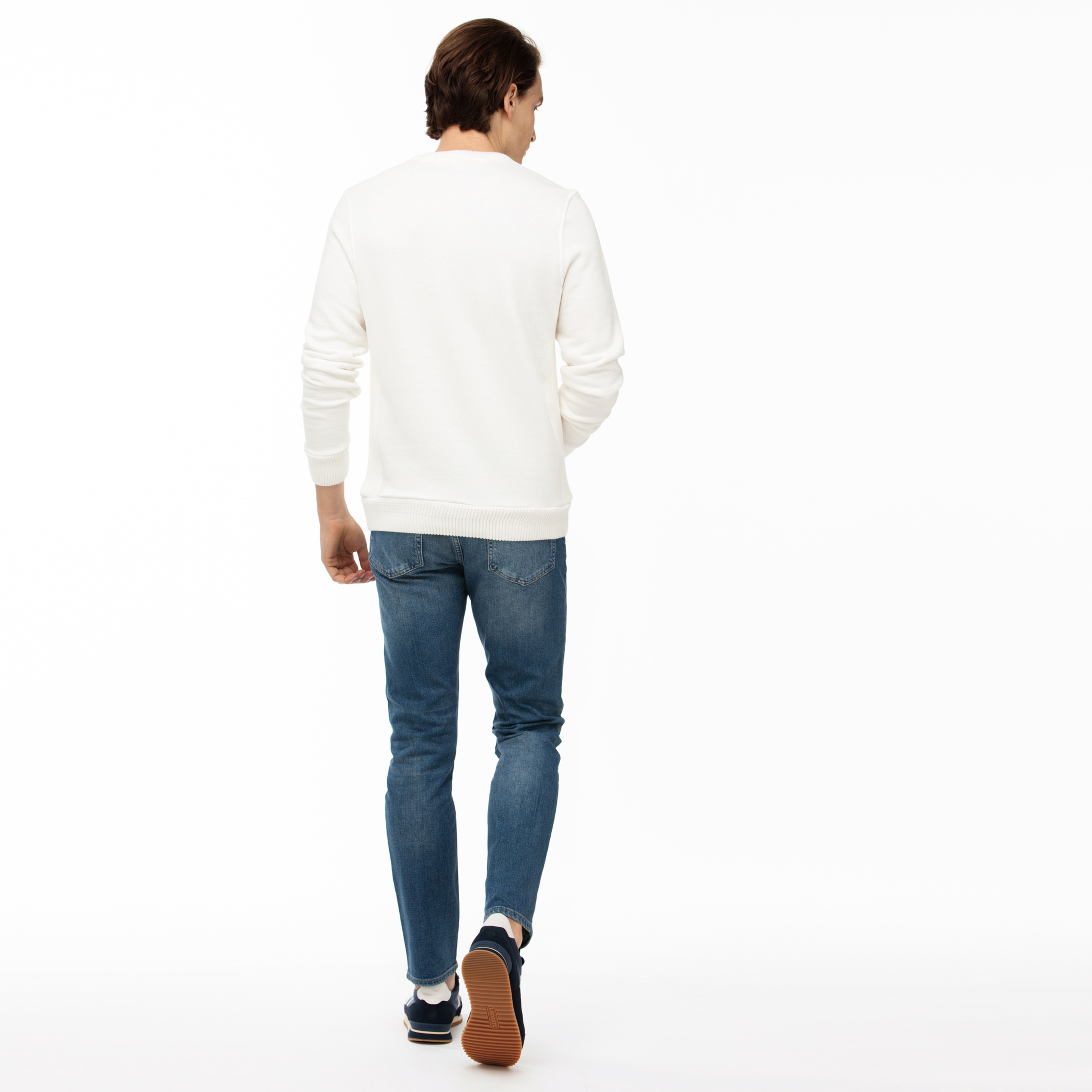 Lacoste Erkek Slim Fit Lacivert Jean