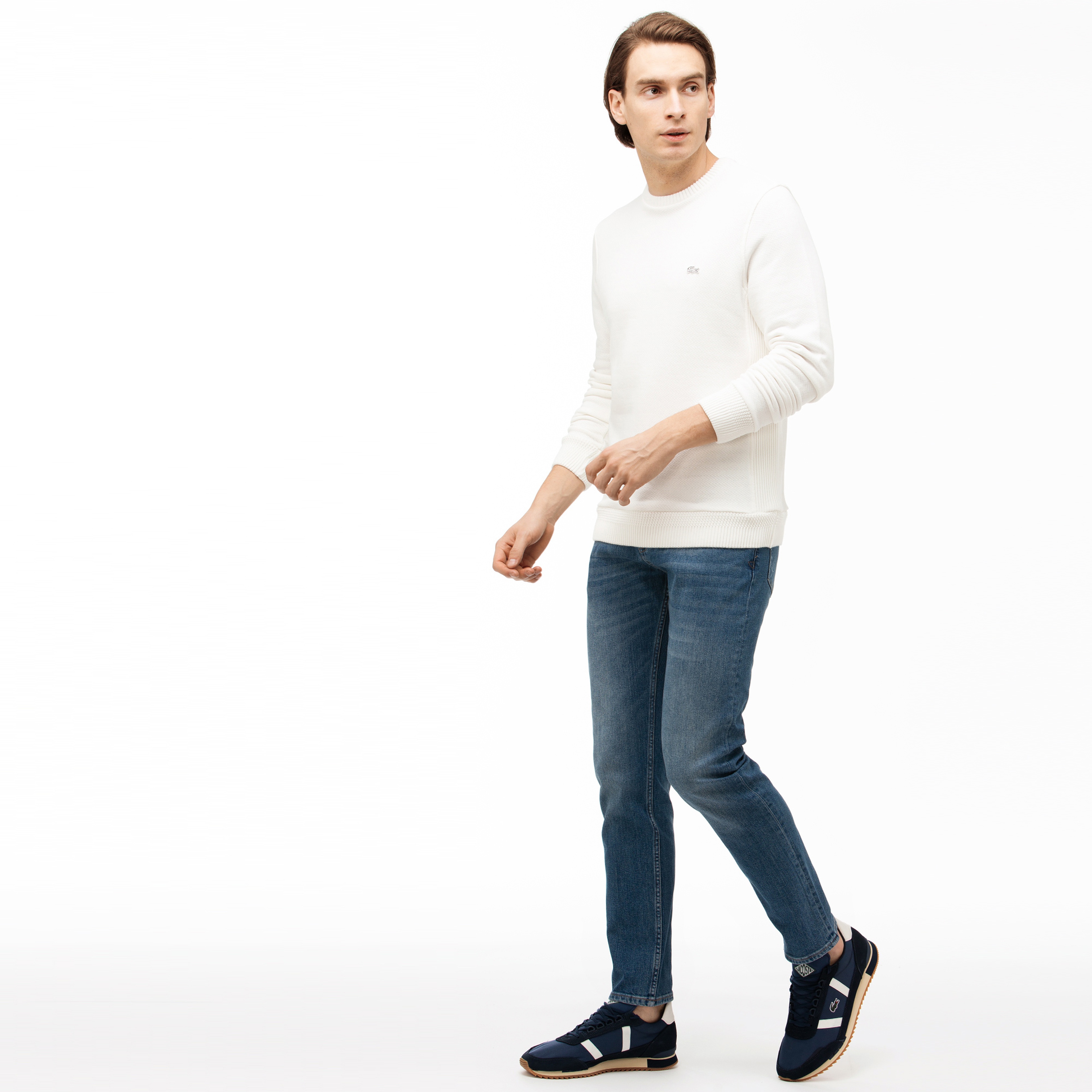 Lacoste Erkek Slim Fit Lacivert Jean