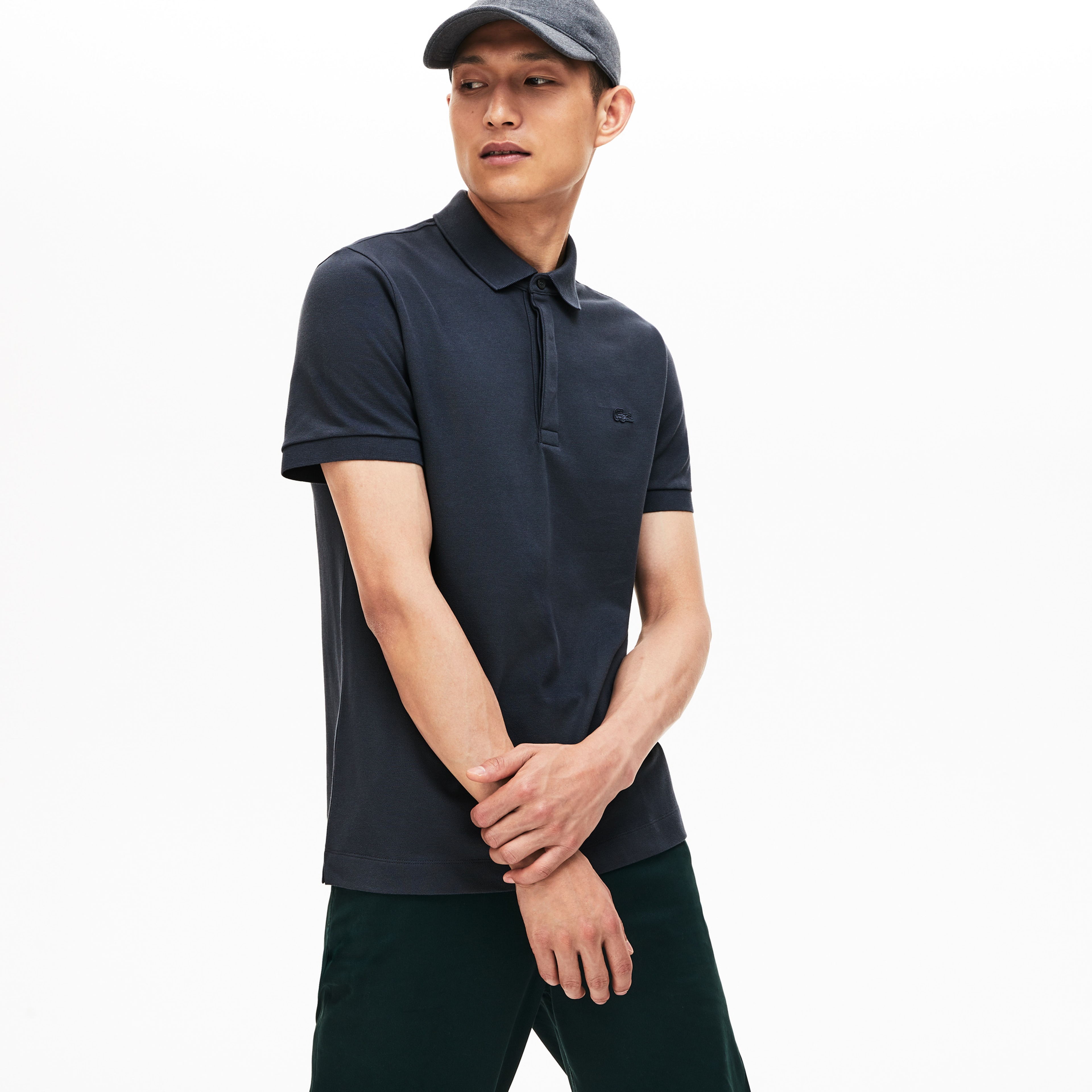 Lacoste Erkek Regular Fit Lacivert Paris Polo