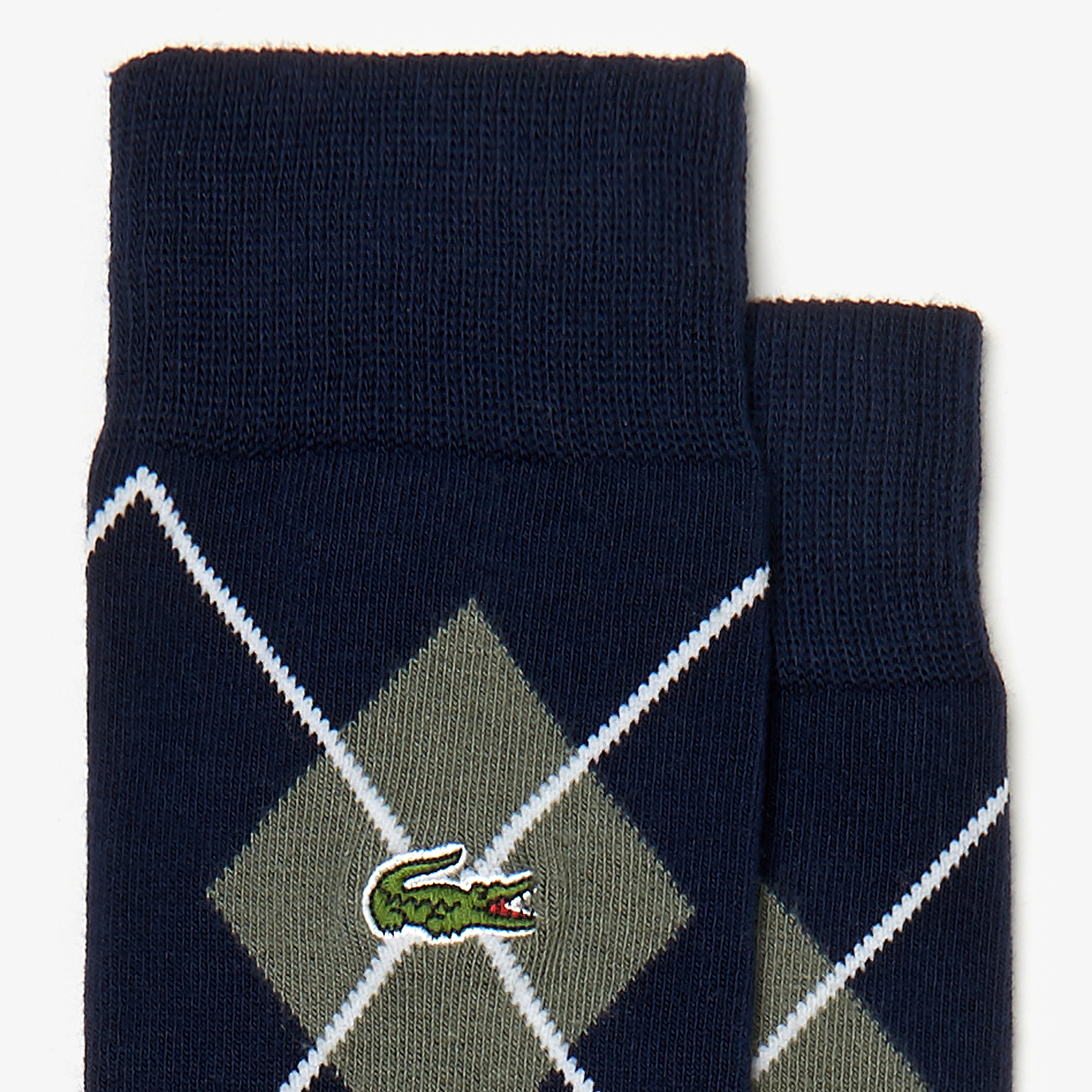 Lacoste Unisex Desenli Lacivert Çorap