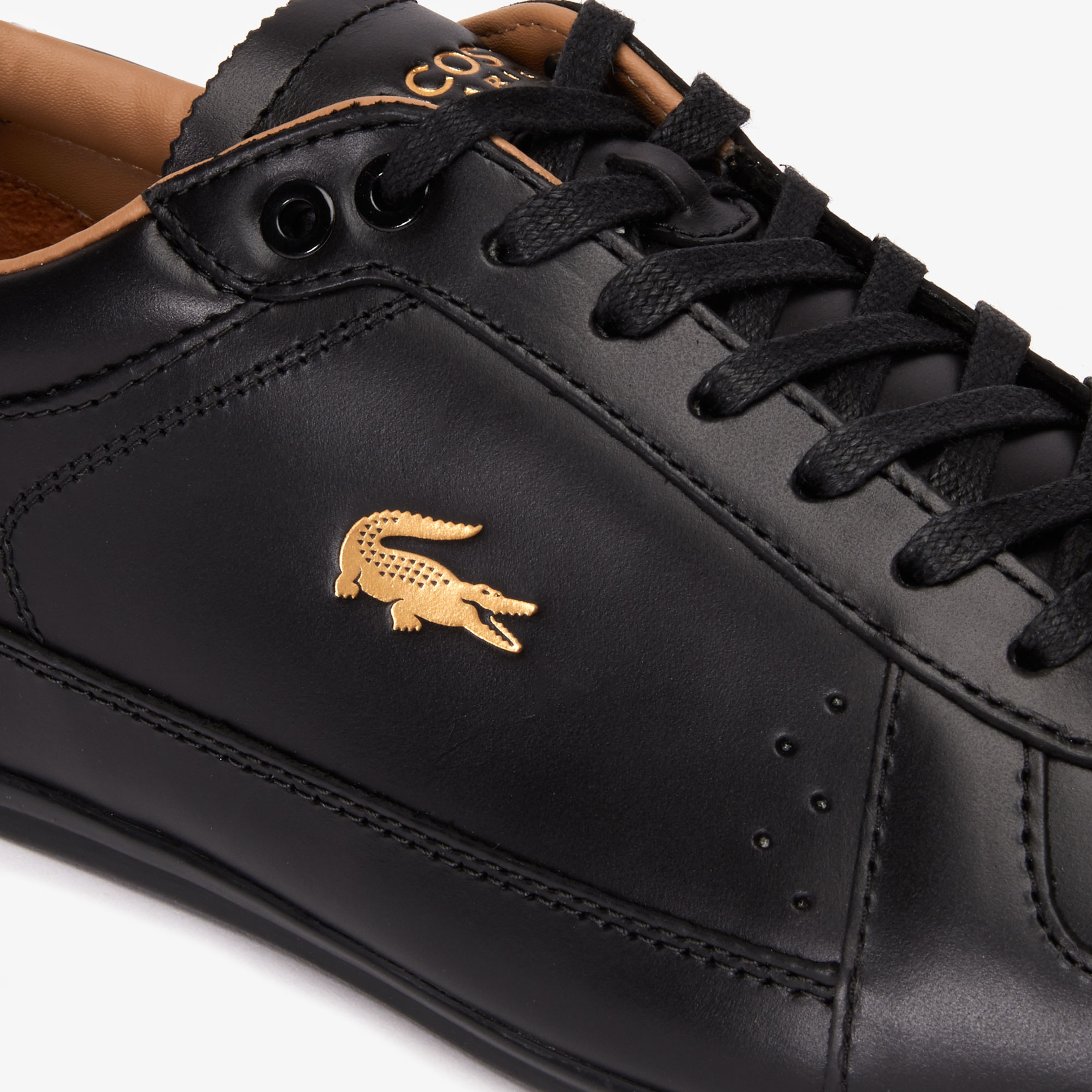 Lacoste Evara Premium 319 1 Us Cma Erkek Siyah Casual Ayakkabı