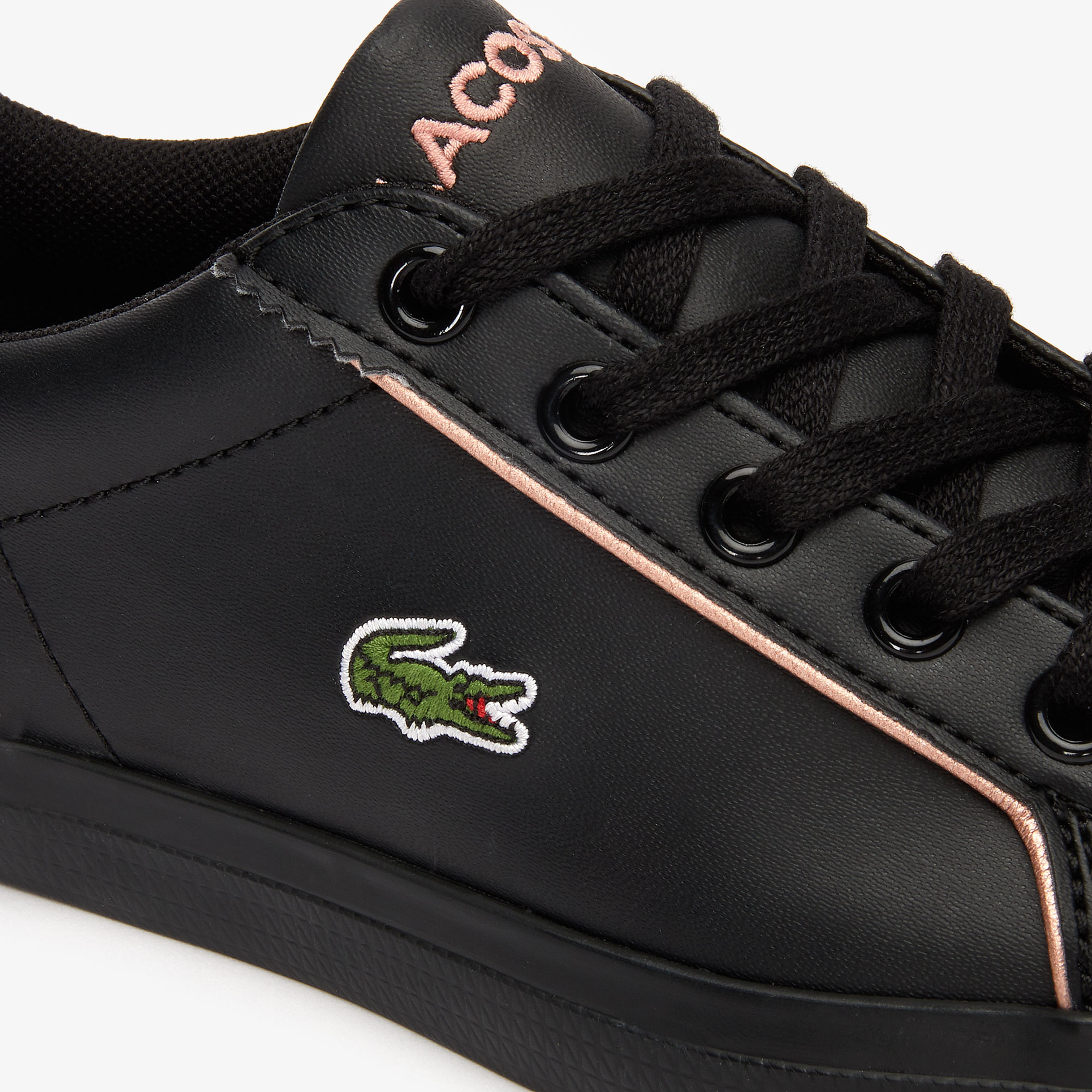 Lacoste Lerond Çocuk Siyah - Pembe Spor Ayakkabı