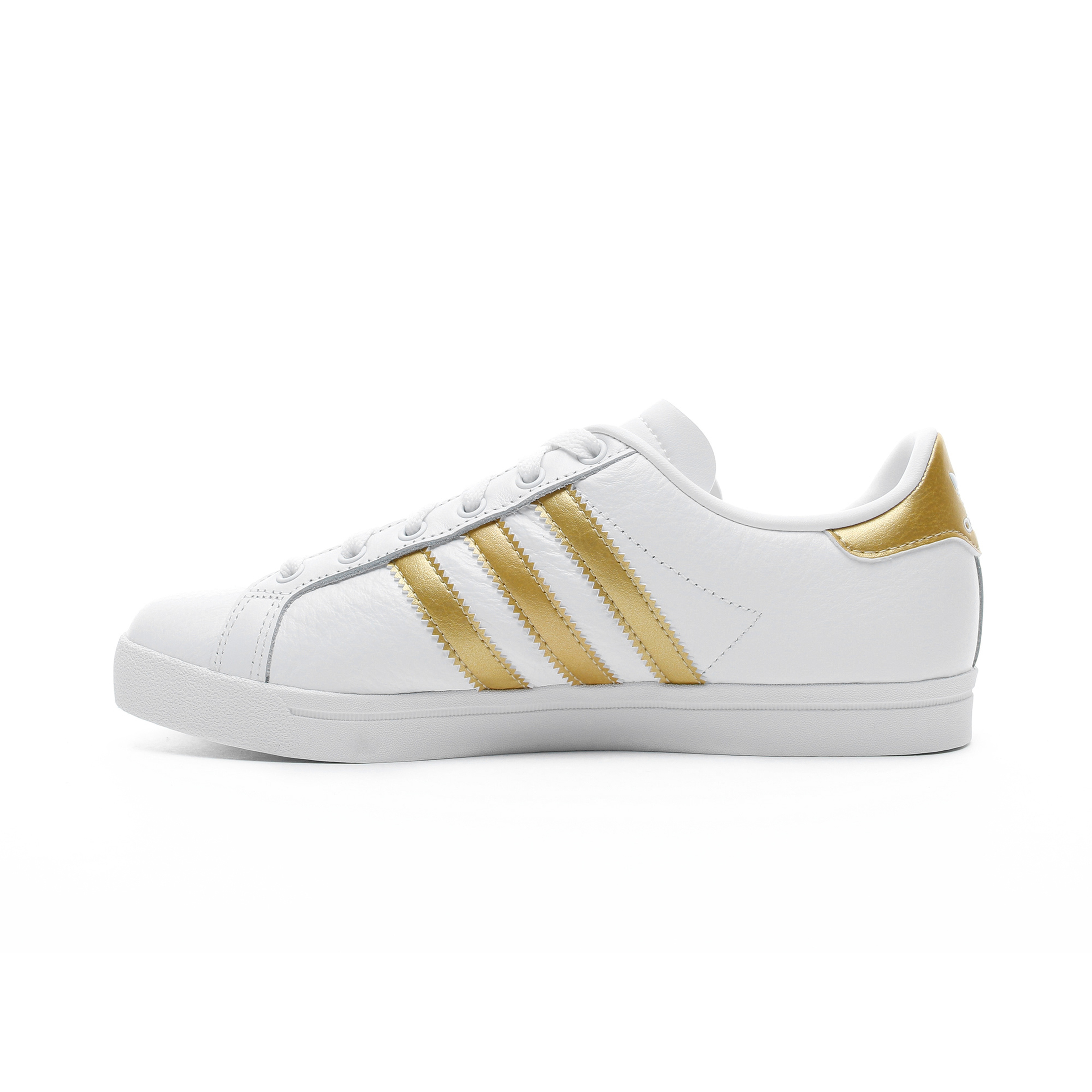 adidas Coast Star Kadın Beyaz - Altın Spor Ayakkabı