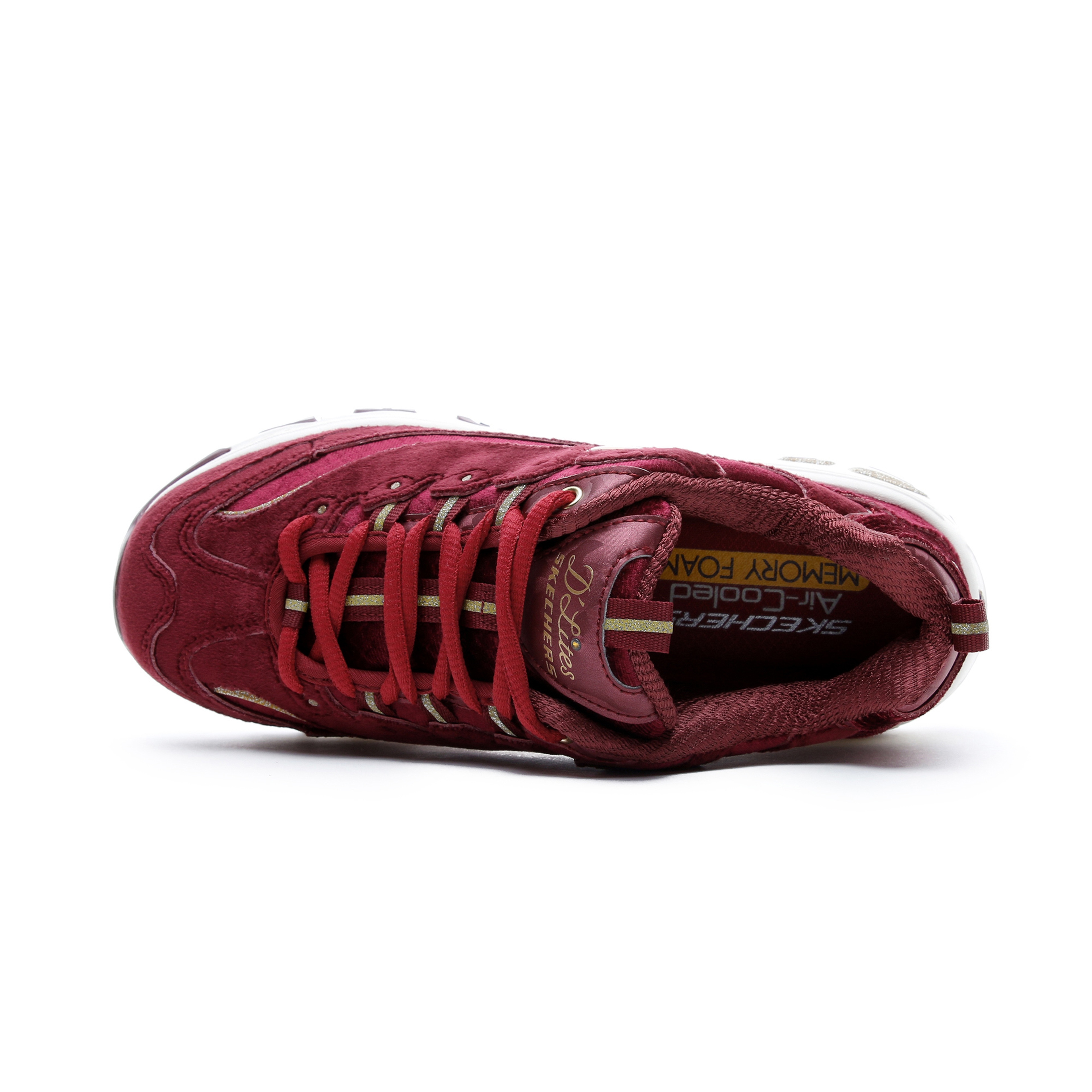 Skechers D'Lites Bordo Kadın Spor Ayakkabı