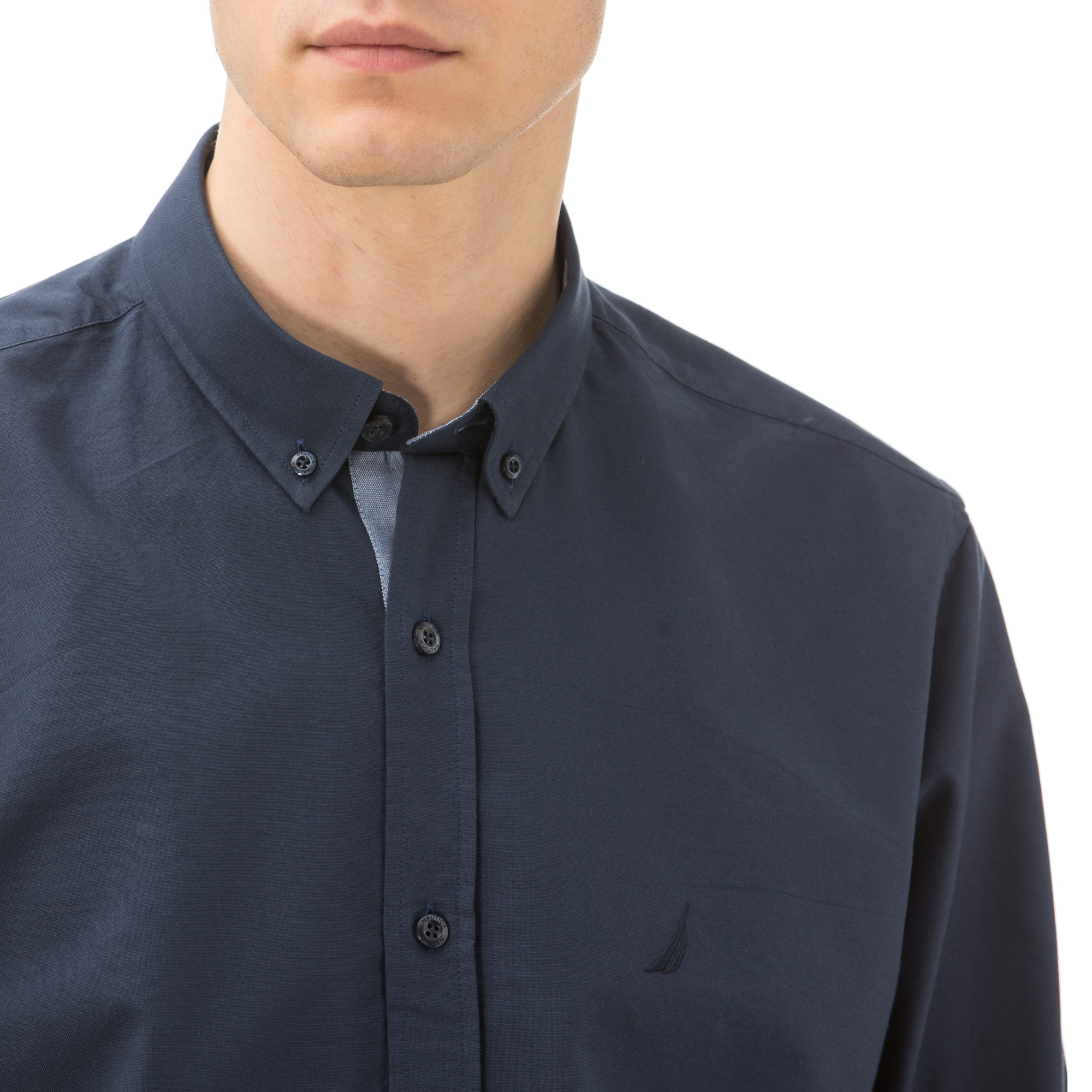 NAUTICA Erkek Classıc Fıt Lacivert Gömlek