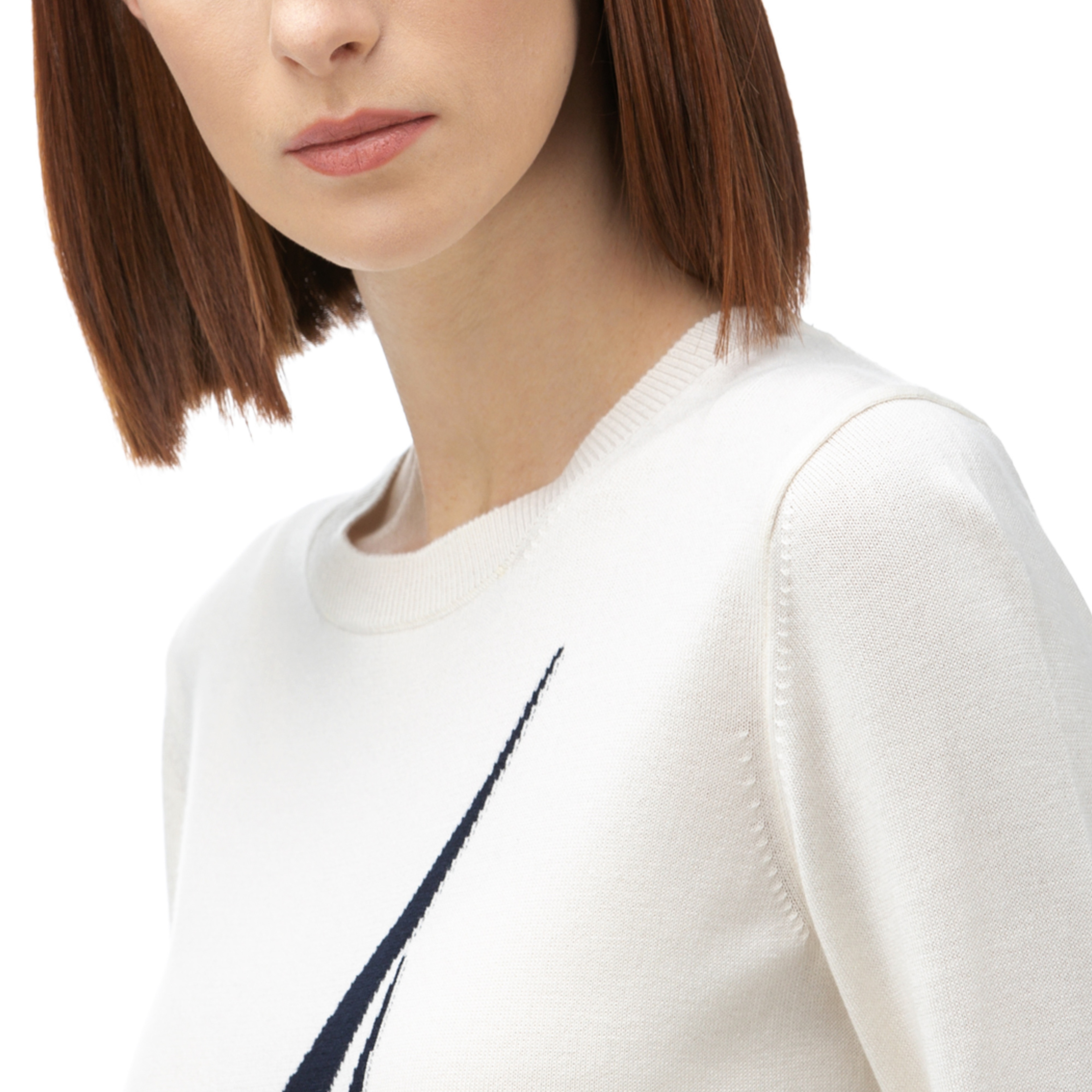 NAUTICA KADIN KREM TRİKO KAZAK