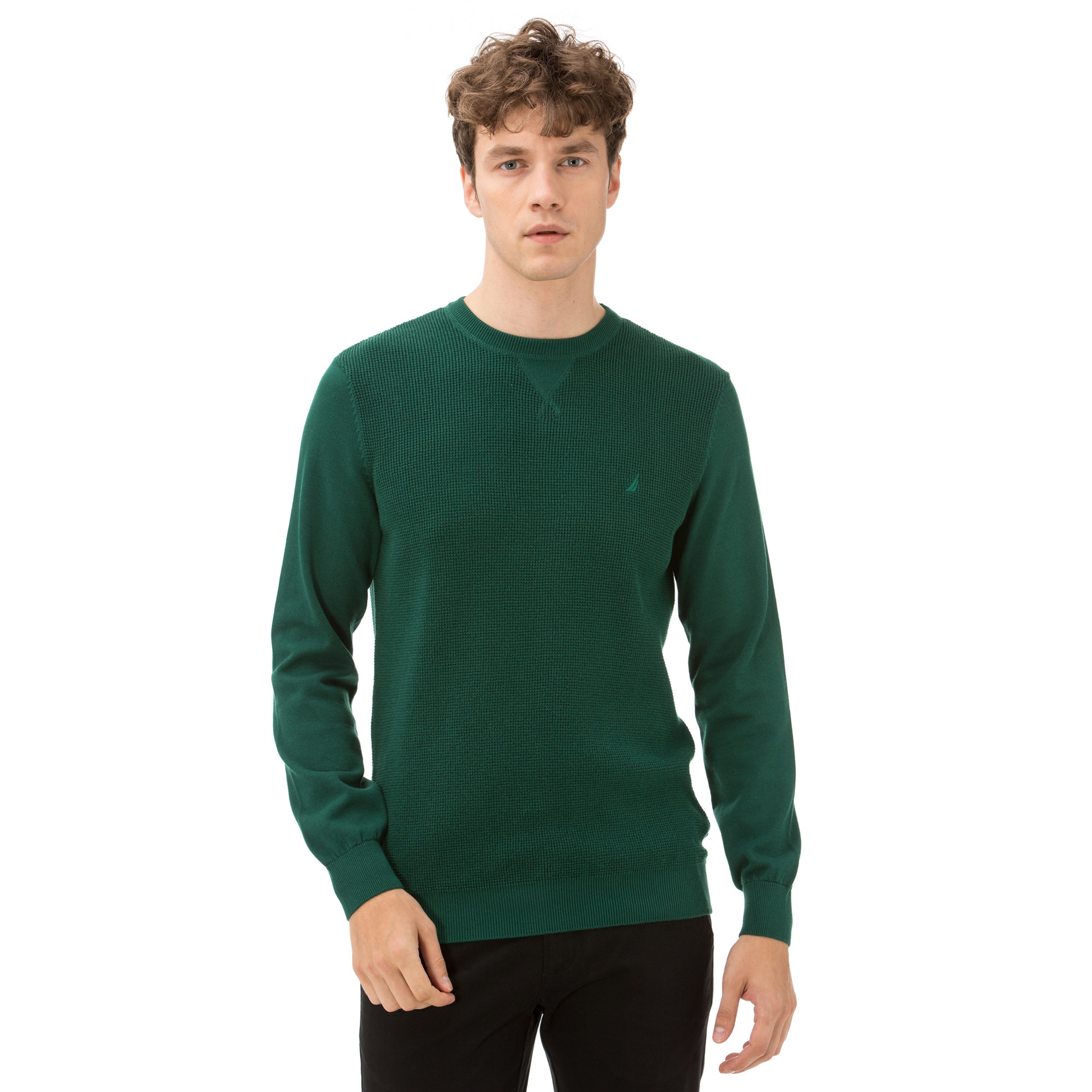 Nautica Yeşil Erkek Triko