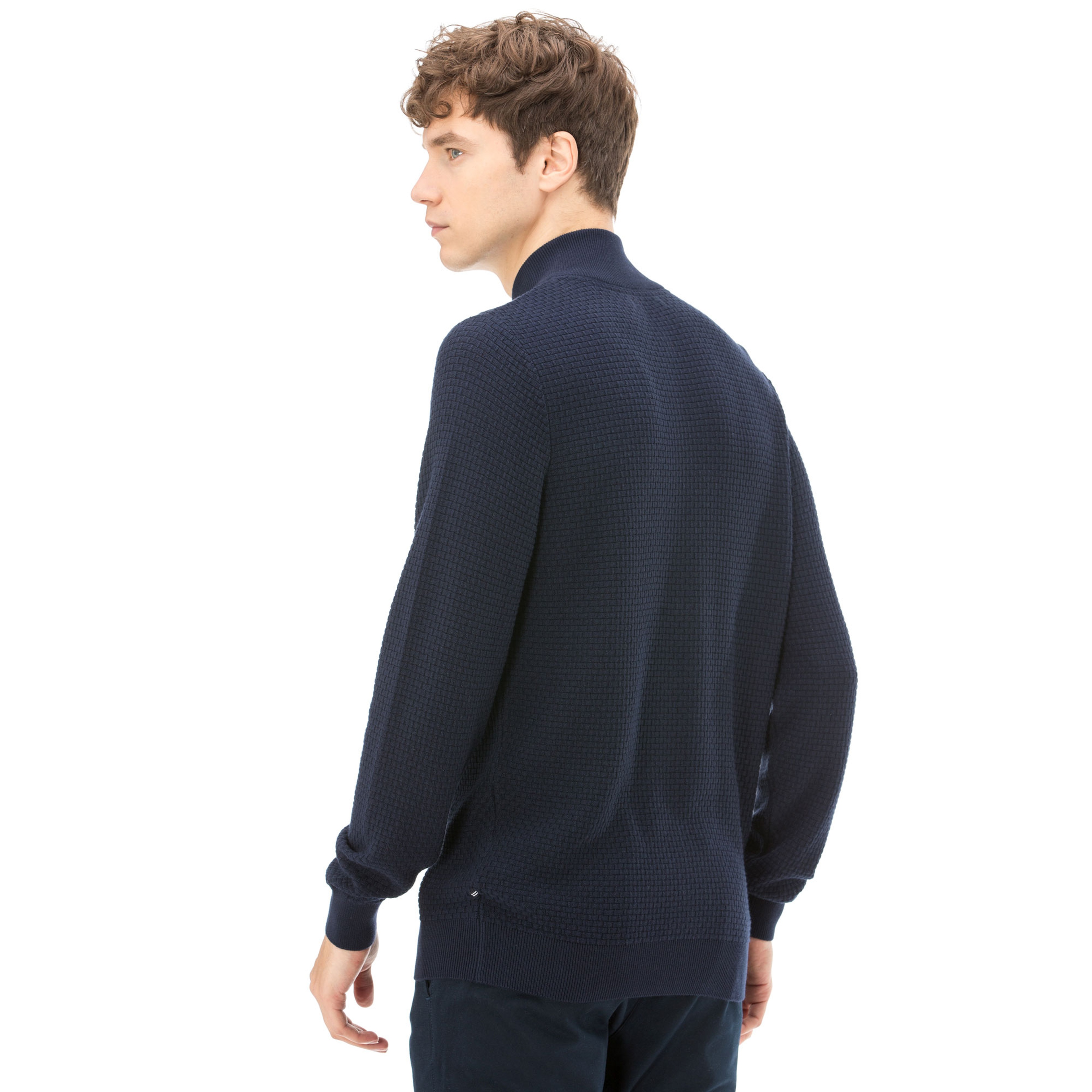 NAUTICA ERKEK CLASSIC FIT LACİVERT TRİKO HIRKA