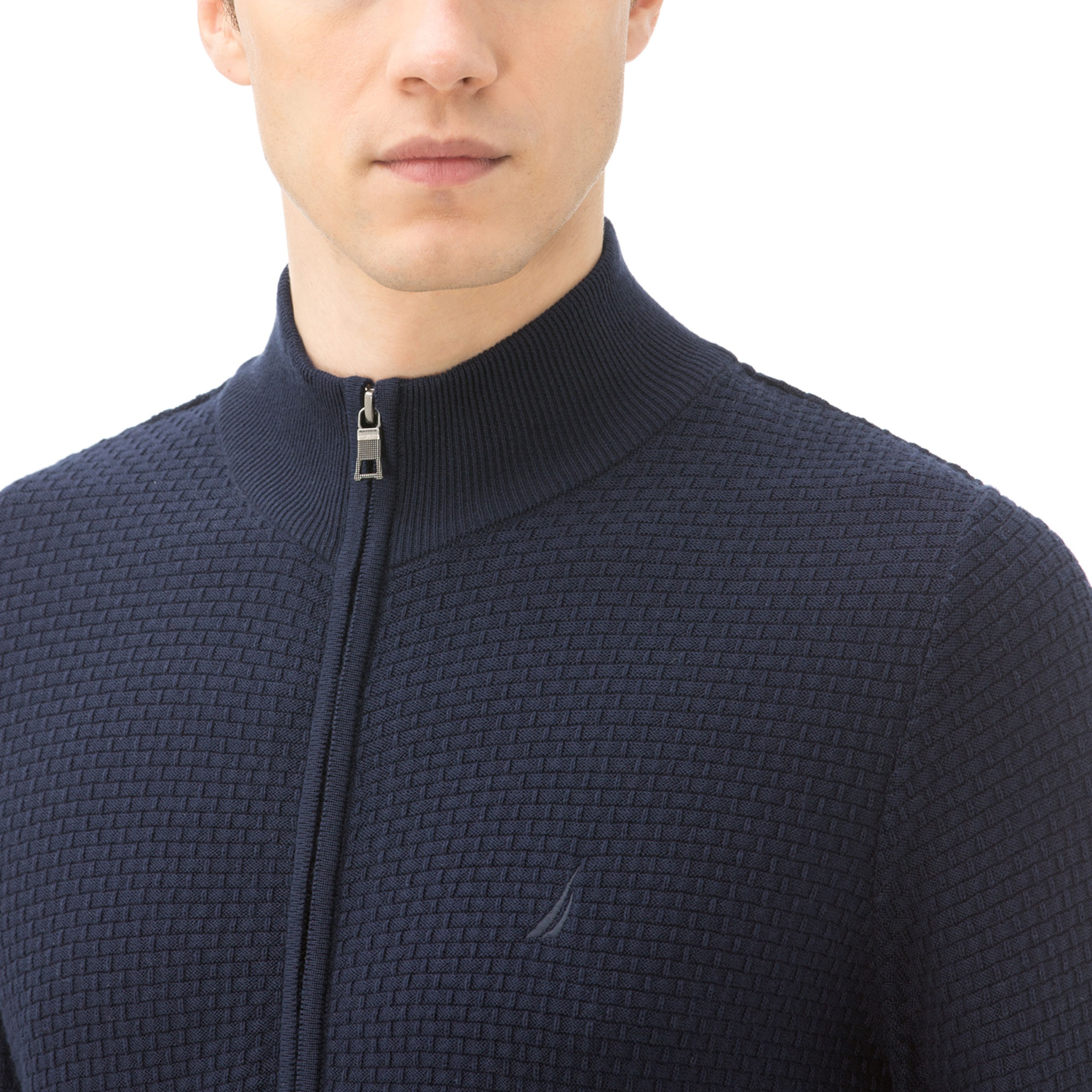 NAUTICA ERKEK CLASSIC FIT LACİVERT TRİKO HIRKA