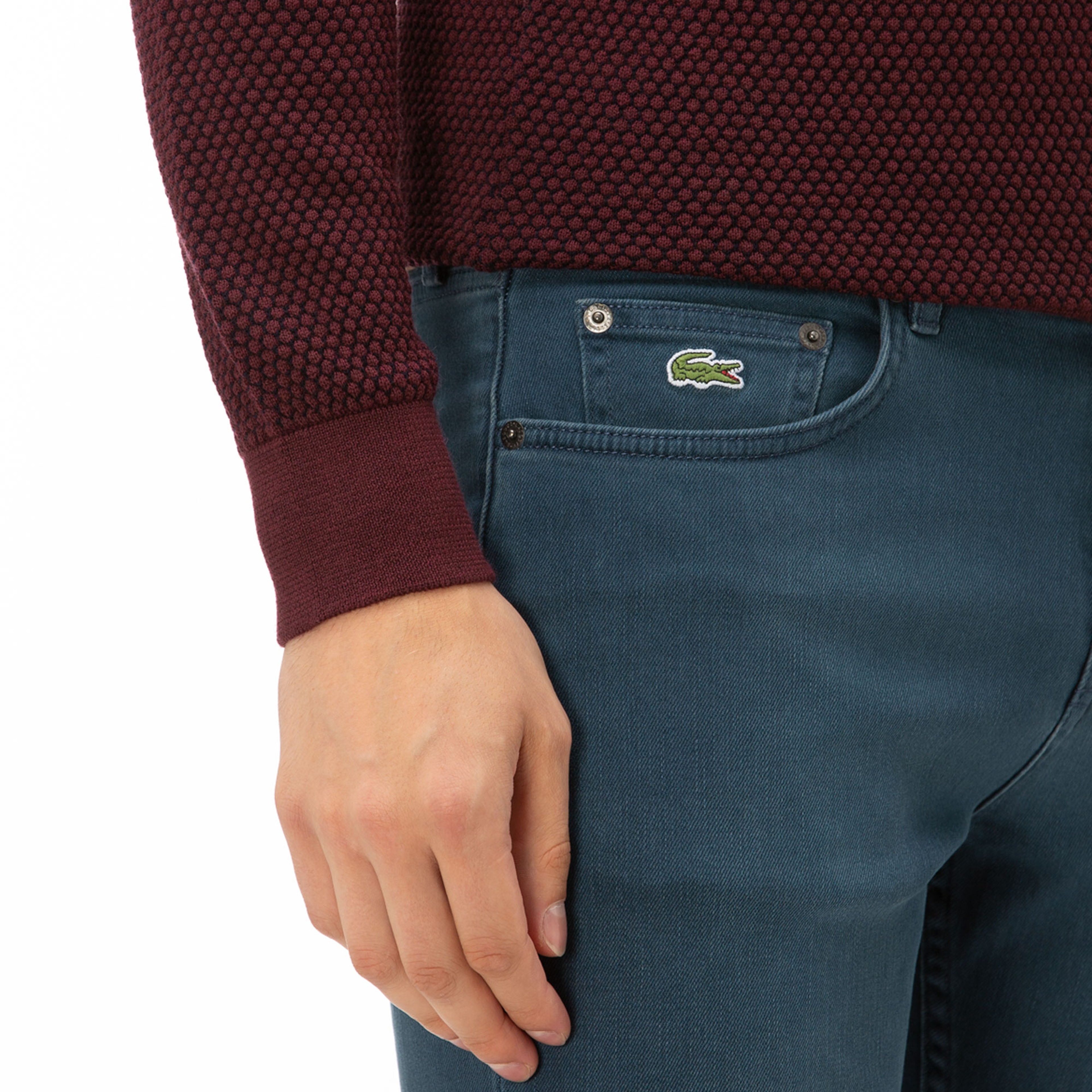 Lacoste Erkek Slim Fit Mavi Pantolon