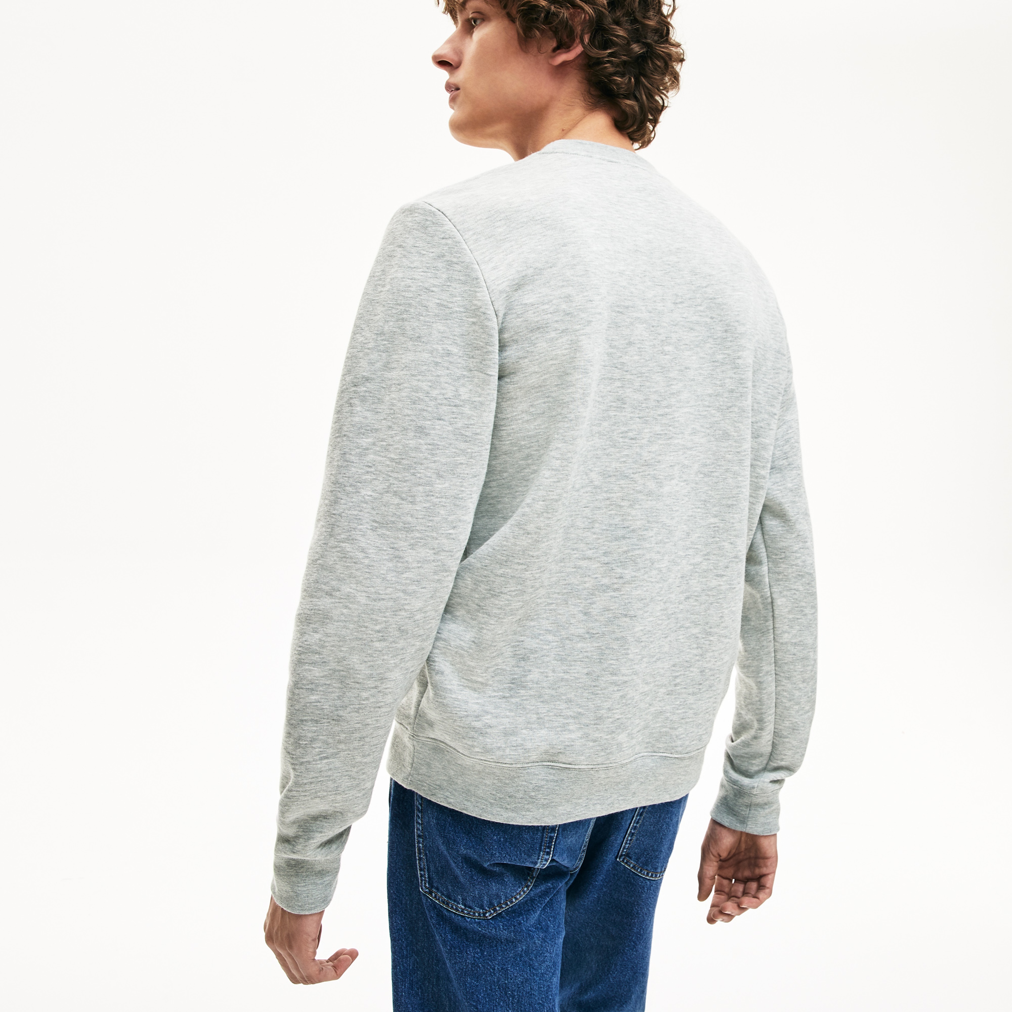 Lacoste Croco Magic Erkek Gri Sweatshirt