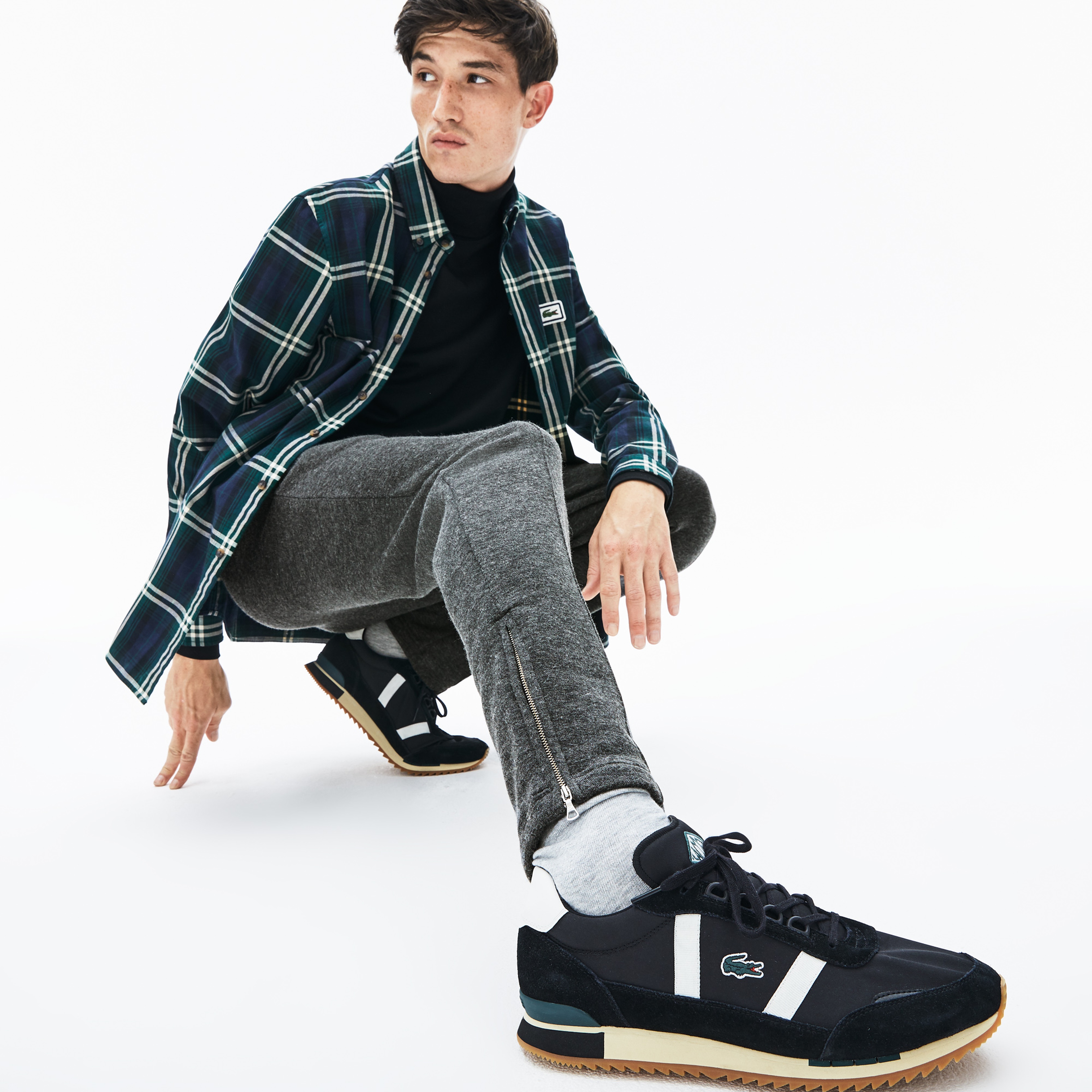 Lacoste Erkek Koyu Gri Eşofman Altı