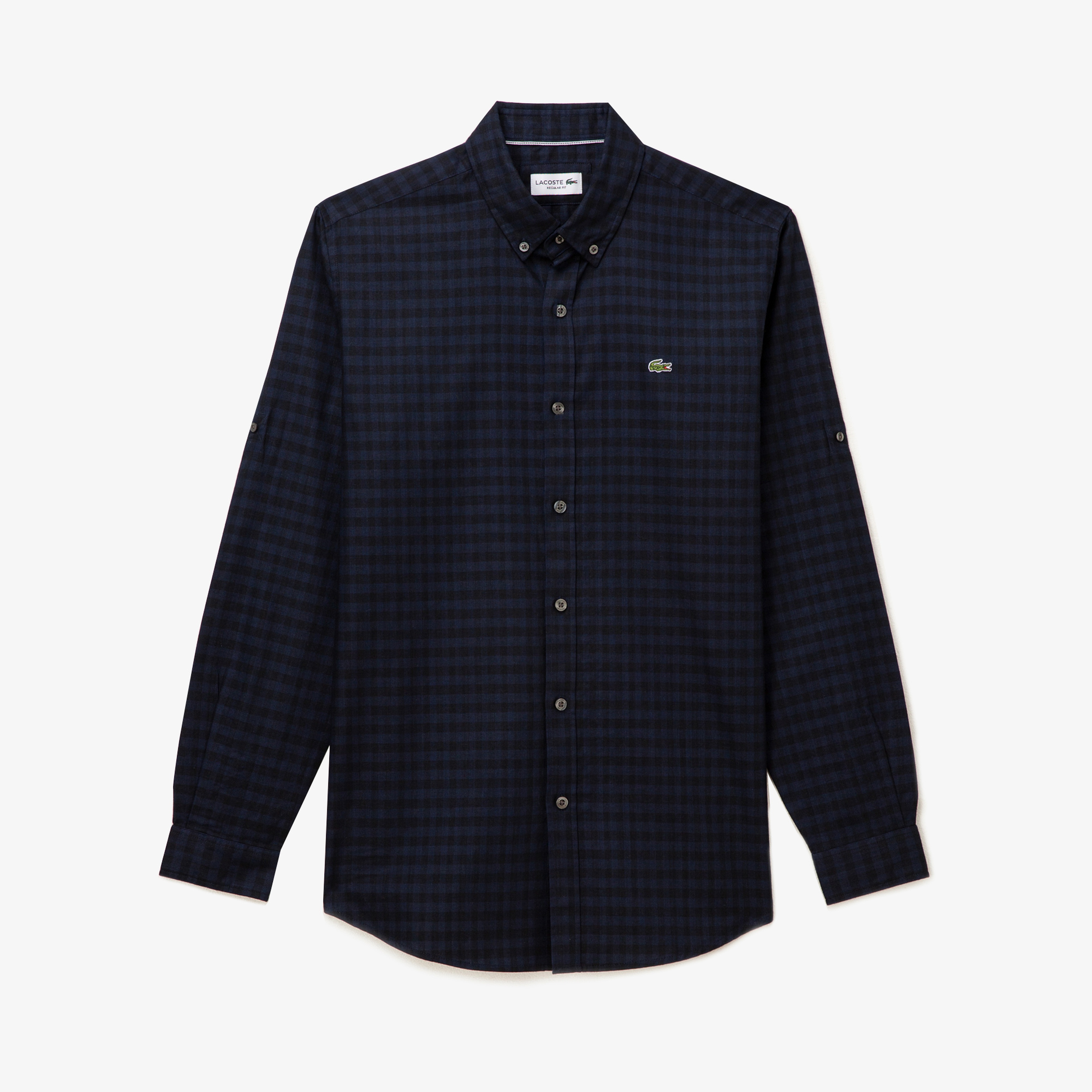 Lacoste Erkek Regular Fit Ekose Desenli Lacivert Gömlek