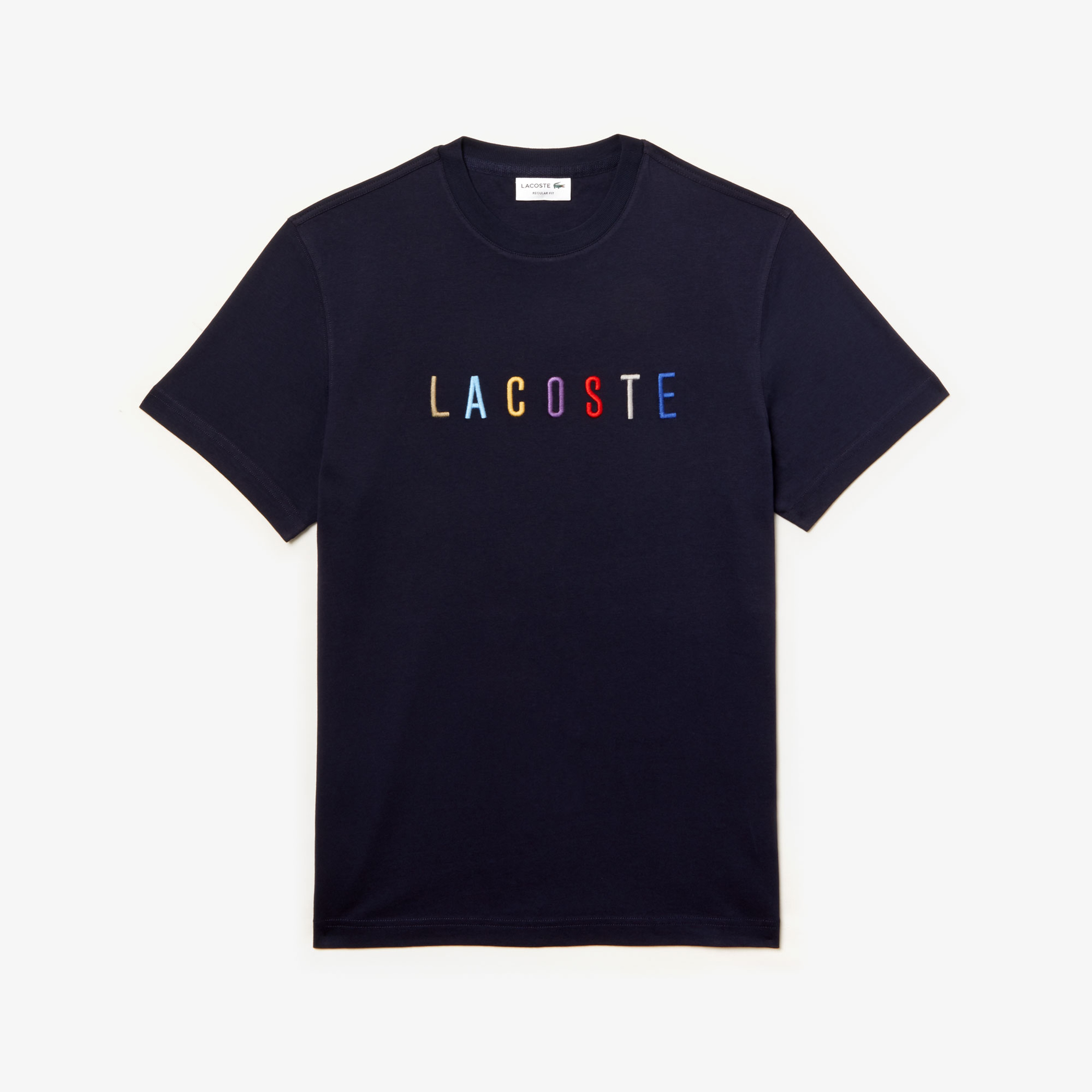 Lacoste Erkek Regular Fit Baskılı Lacivert T-Shirt