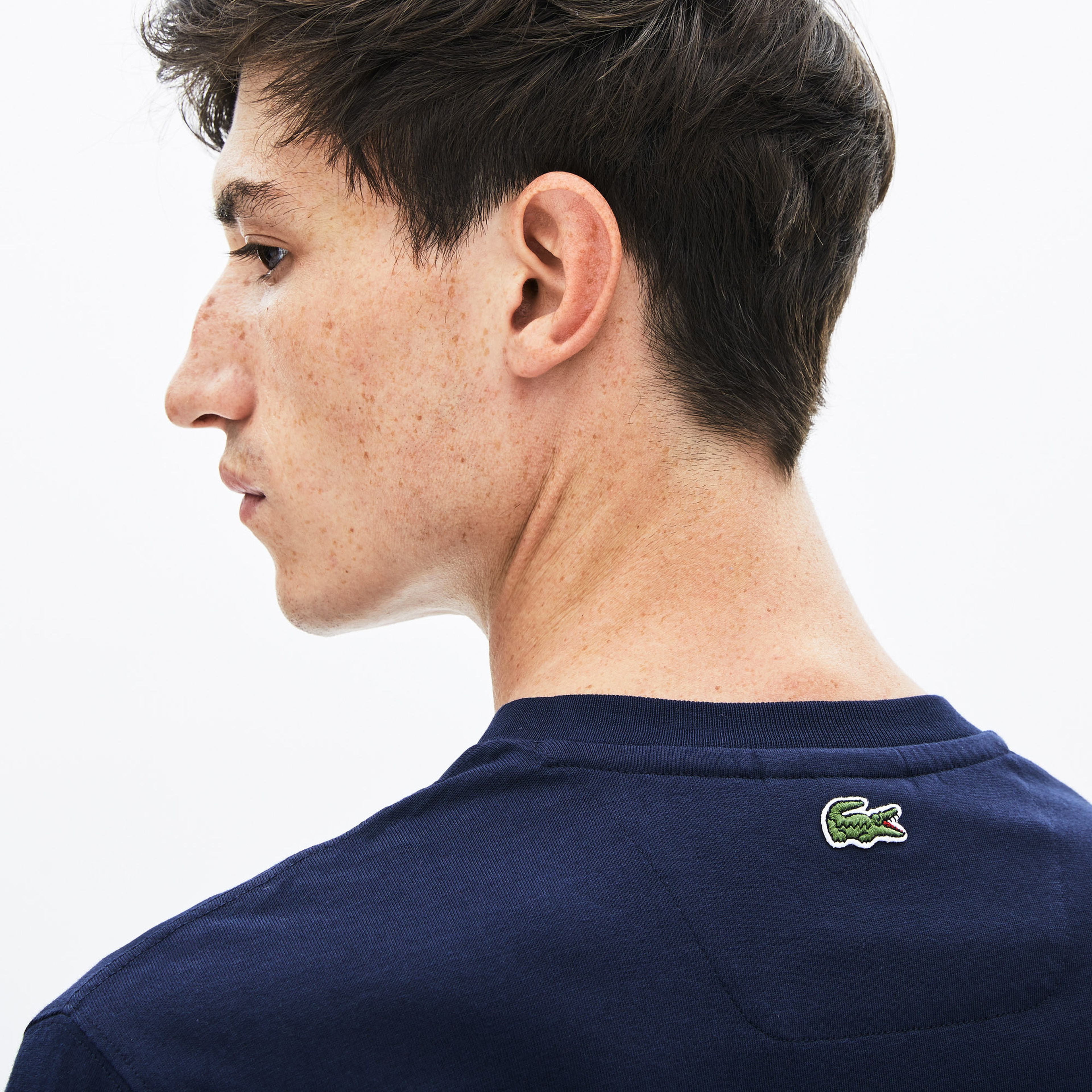 Lacoste Erkek Regular Fit Baskılı Lacivert T-Shirt