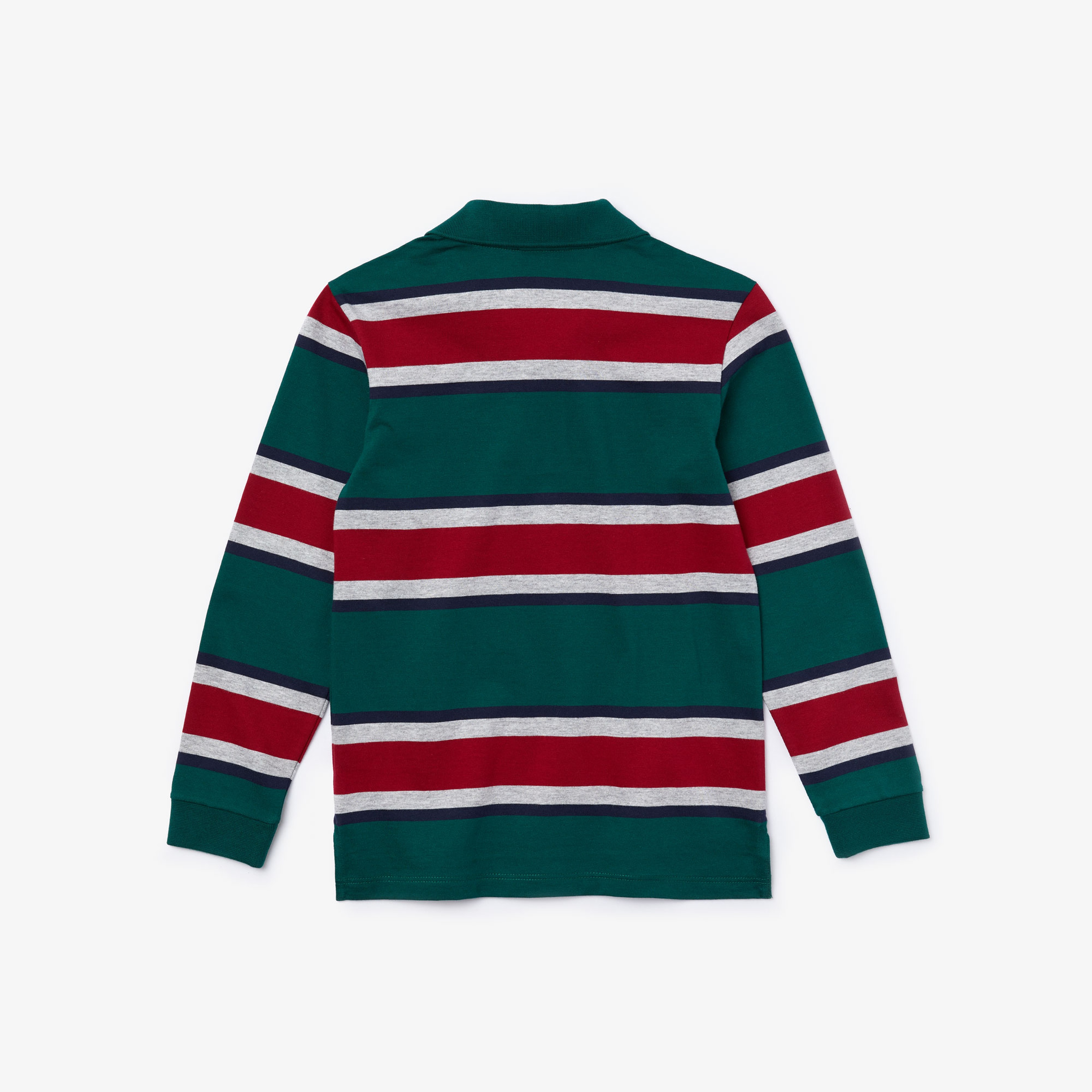 Lacoste Çocuk Blok Desenli Uzun Kollu Renkli Polo