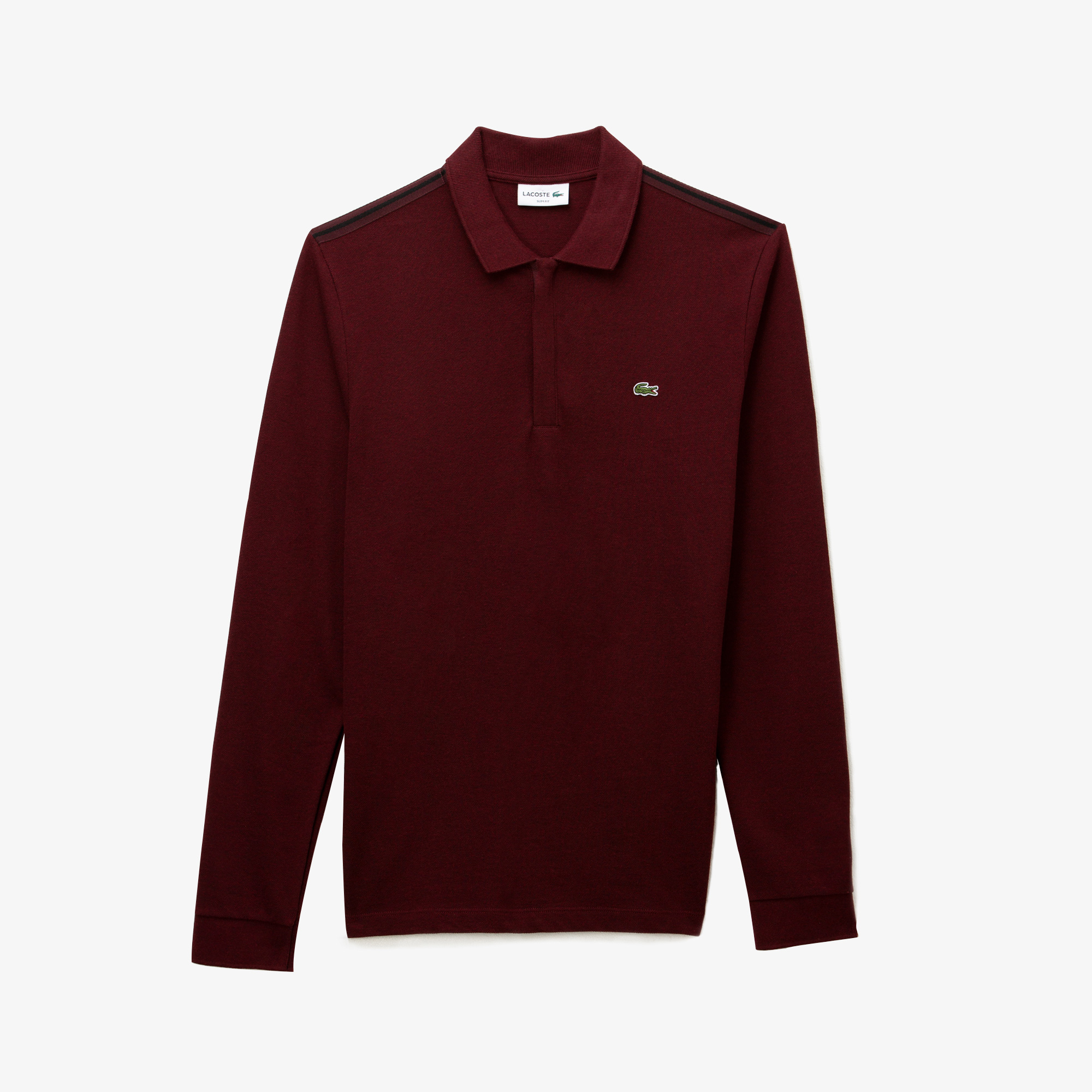 Lacoste Erkek Uzun Kollu Bordo Polo