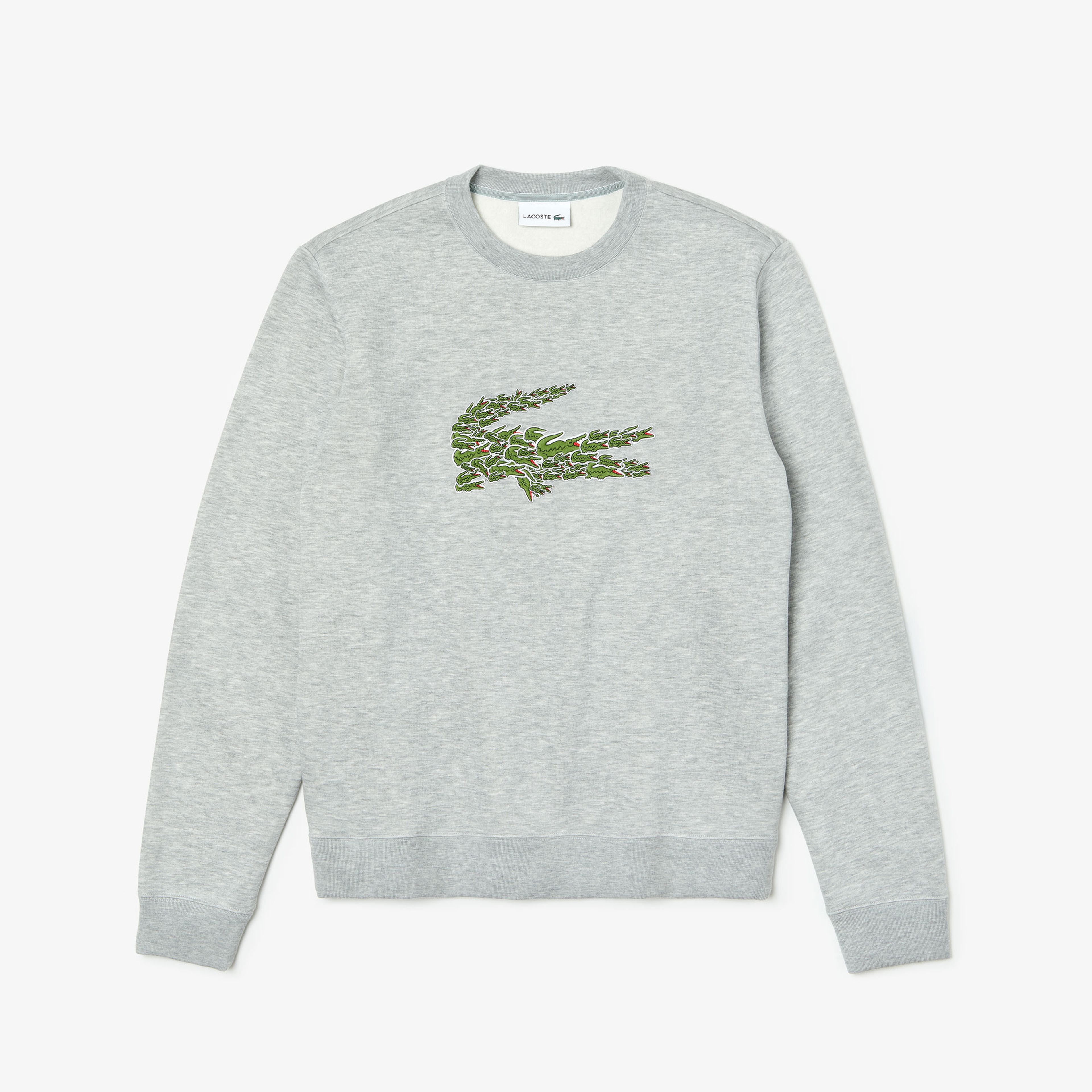Lacoste Croco Magic Erkek Gri Sweatshirt